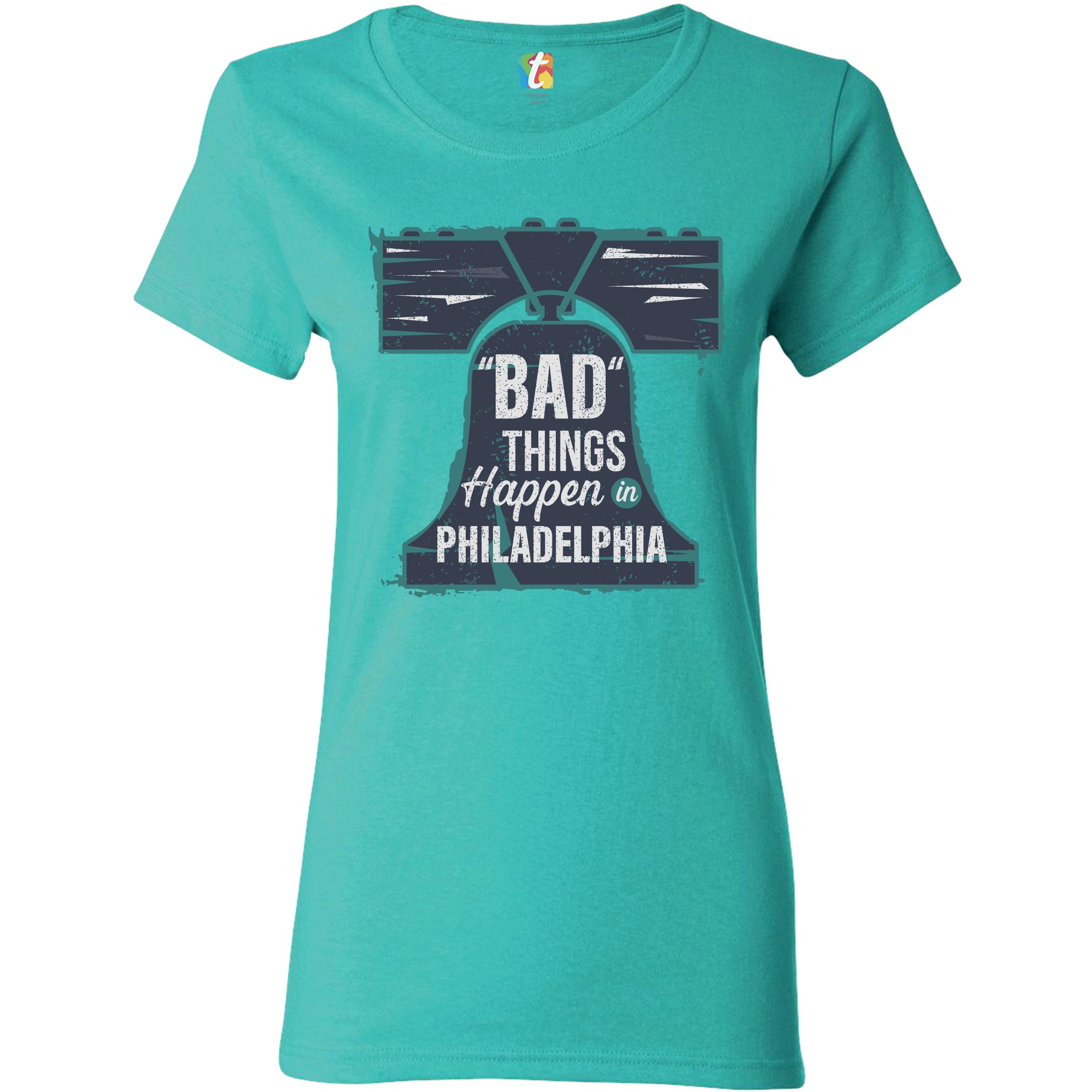 Bad Things Happen in Philadelphia T-Shrit 2024 Election Debate Women's Tee - Picture 19 of 21