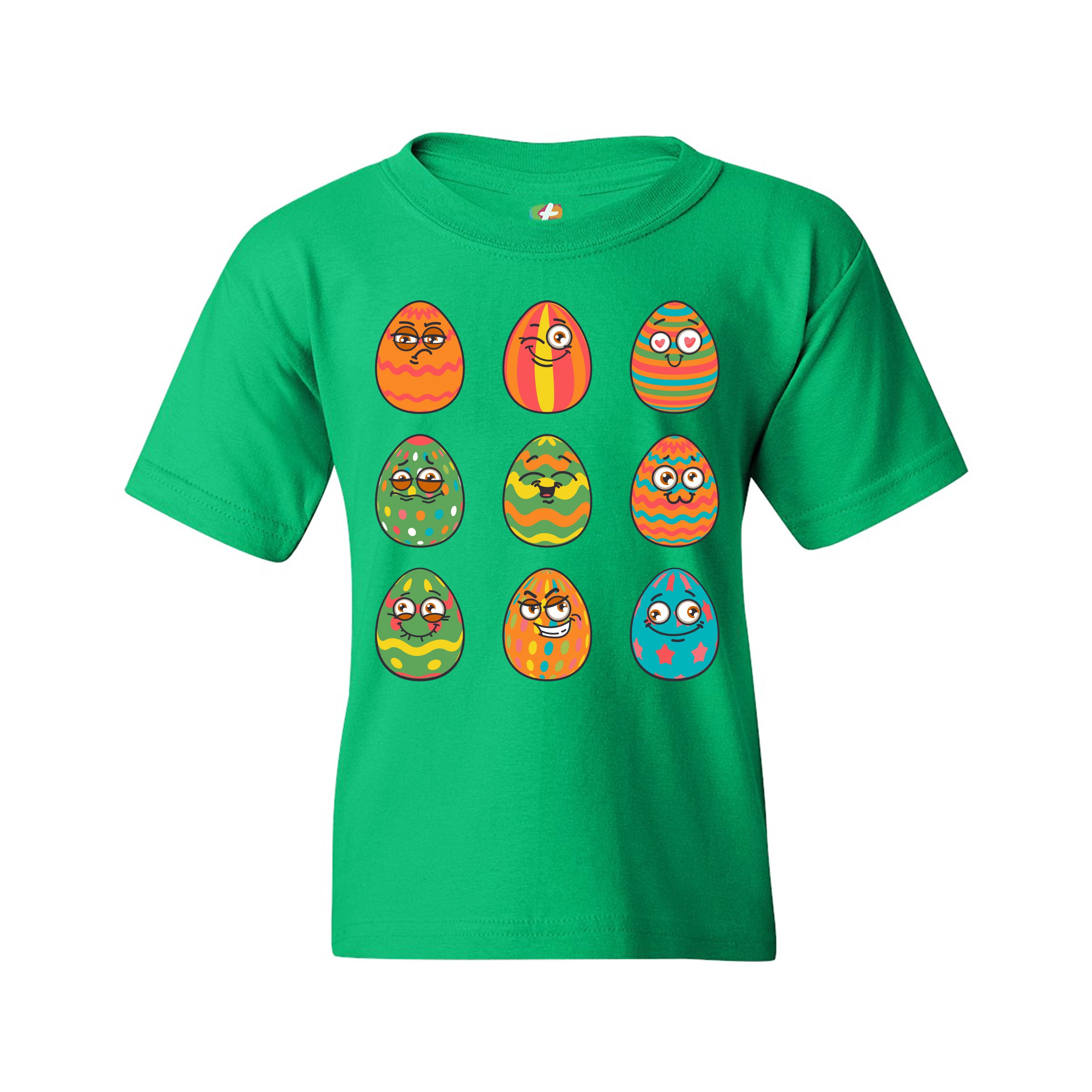 Cute Easter Eggs Youth T-shirt Jesus Has Risen Happy Easter Egg Hunt Kids - Picture 37 of 56