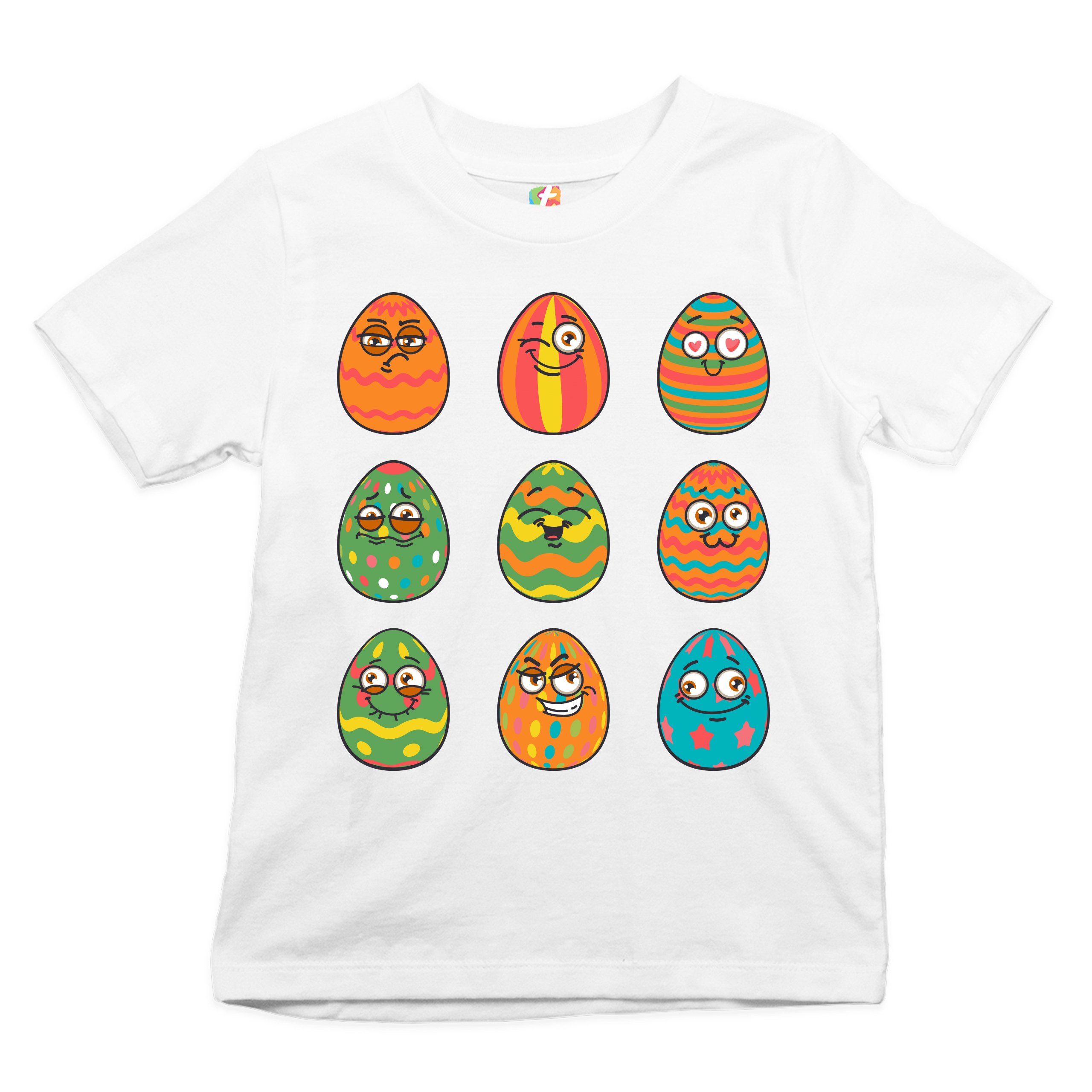Cute Easter Eggs Youth T-shirt Jesus Has Risen Happy Easter Egg Hunt Kids - Picture 29 of 56