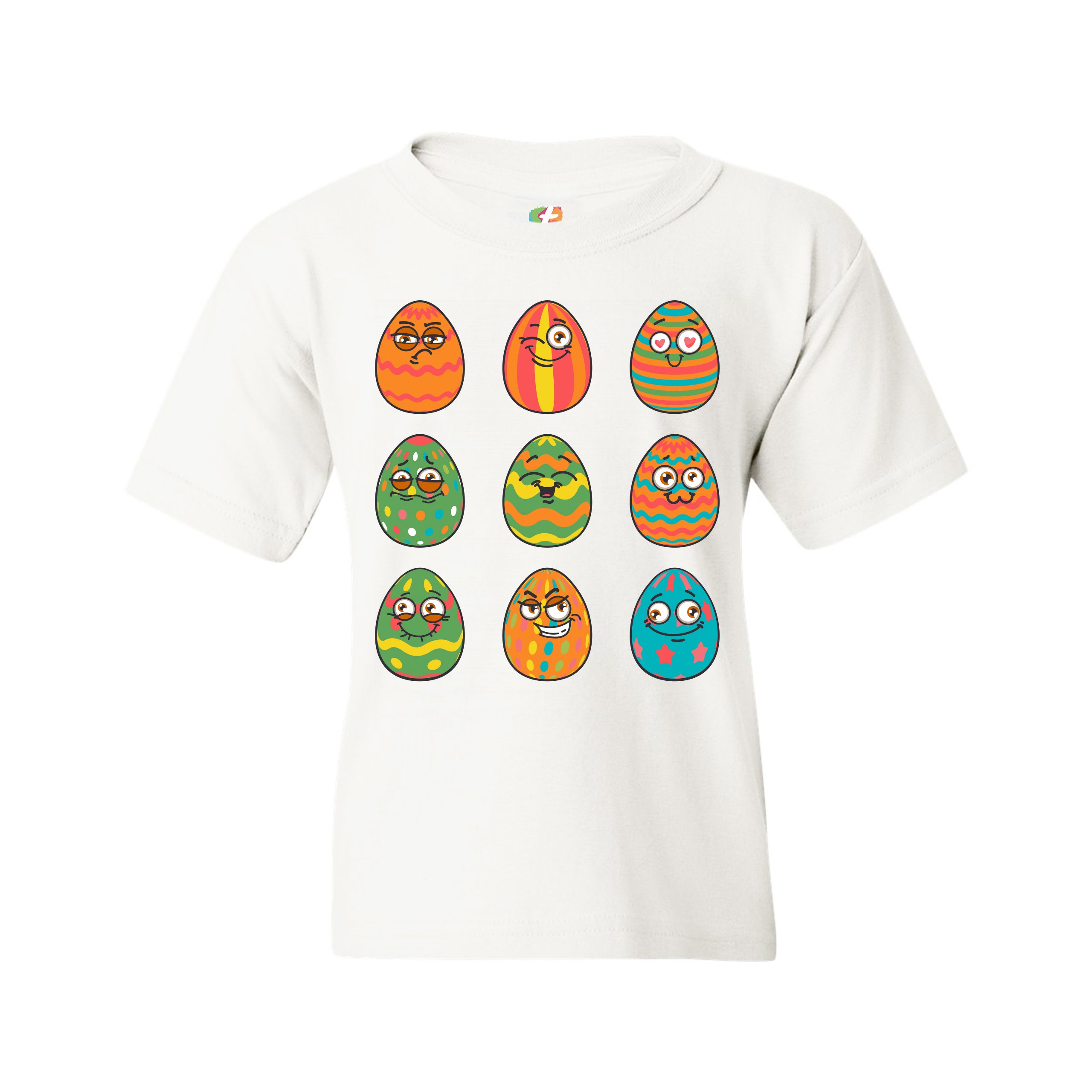 Cute Easter Eggs Youth T-shirt Jesus Has Risen Happy Easter Egg Hunt Kids - Picture 30 of 56