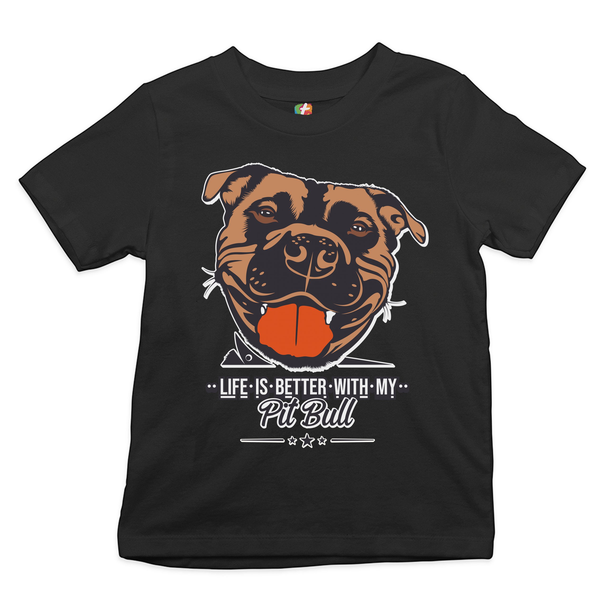 Life is Better With My Pit Bull Youth T-shirt I Love Me Dog Animal Lover Kids - Picture 6 of 29