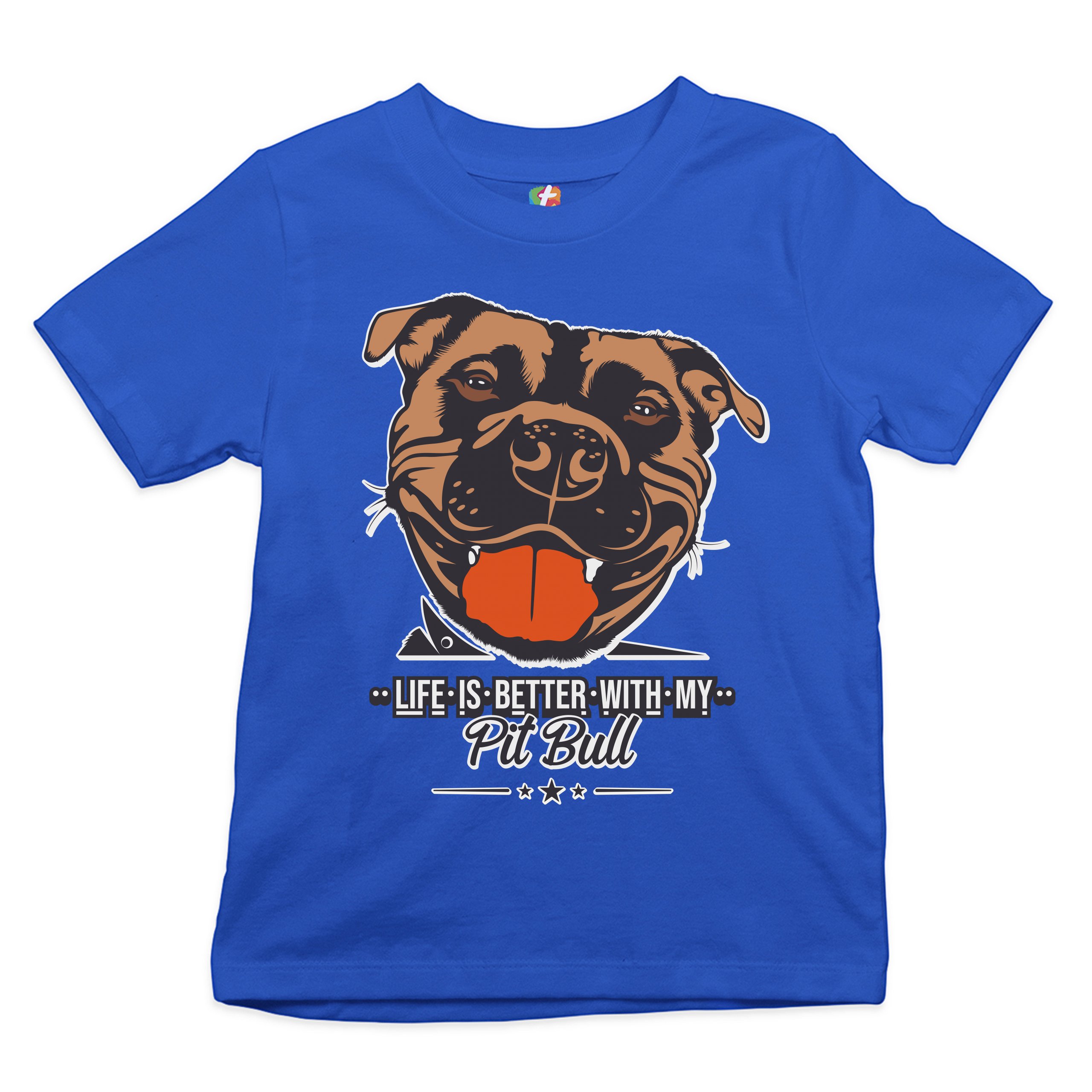 Life is Better With My Pit Bull Youth T-shirt I Love Me Dog Animal Lover Kids - Picture 22 of 29