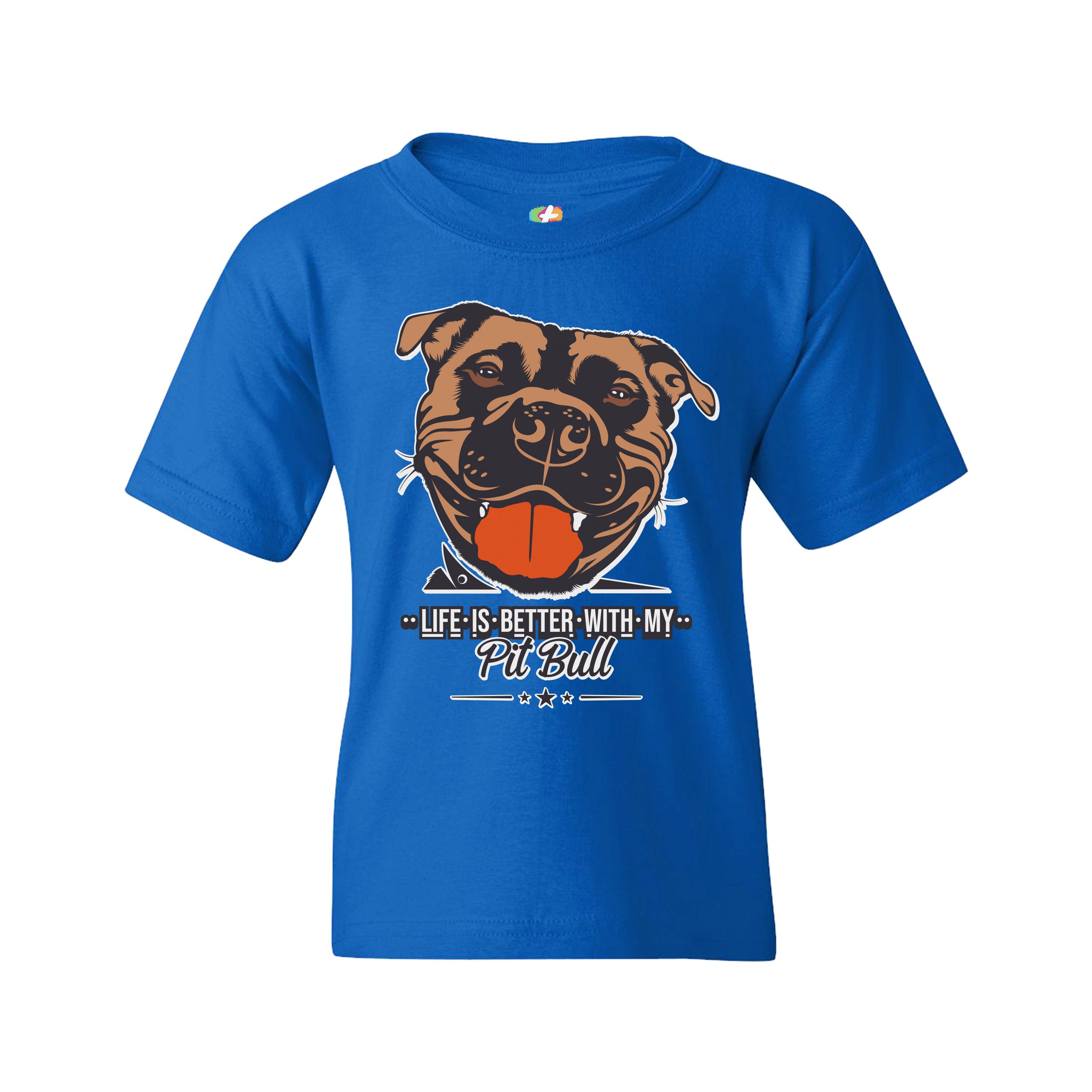 Life is Better With My Pit Bull Youth T-shirt I Love Me Dog Animal Lover Kids - Picture 23 of 29
