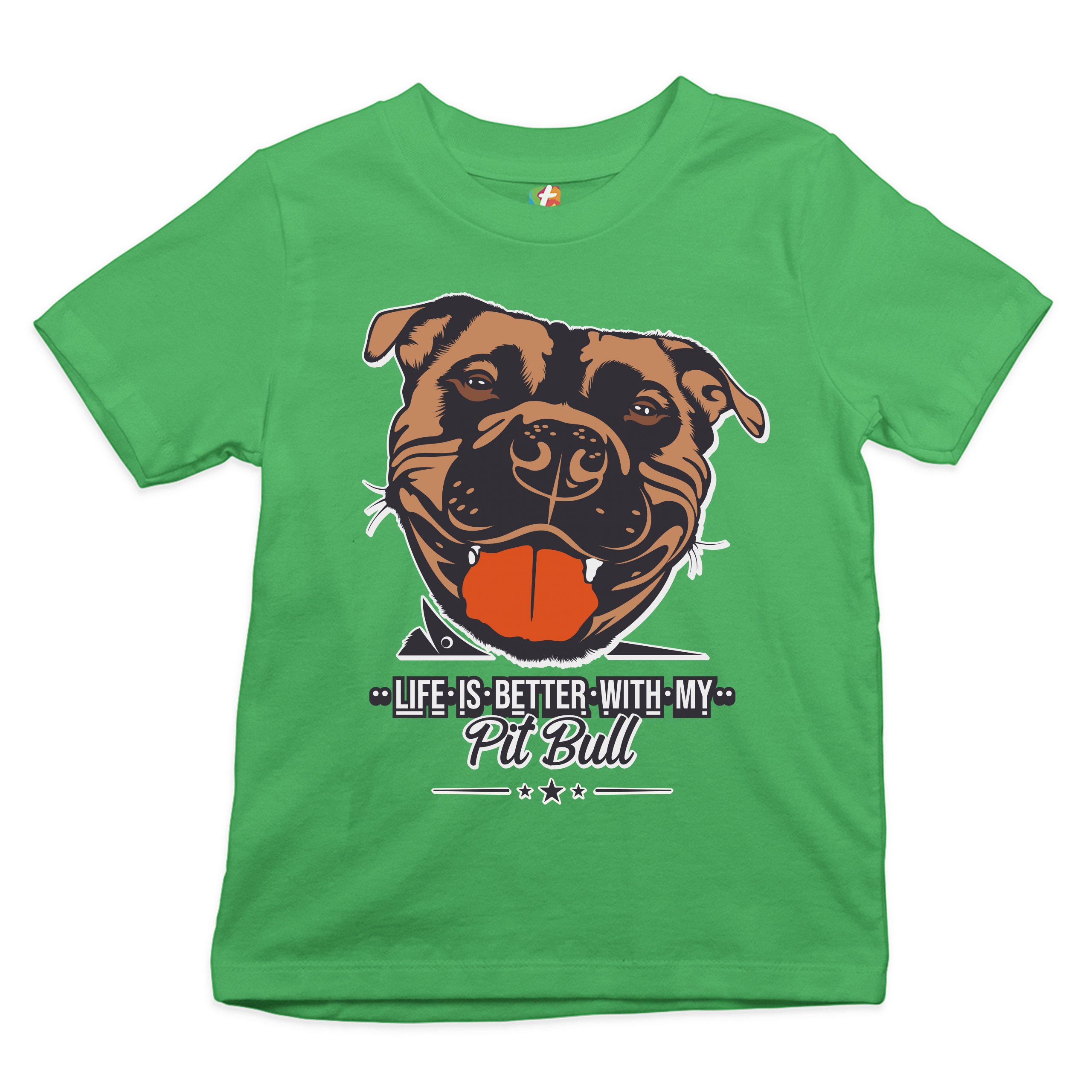 Life is Better With My Pit Bull Youth T-shirt I Love Me Dog Animal Lover Kids - Picture 18 of 29