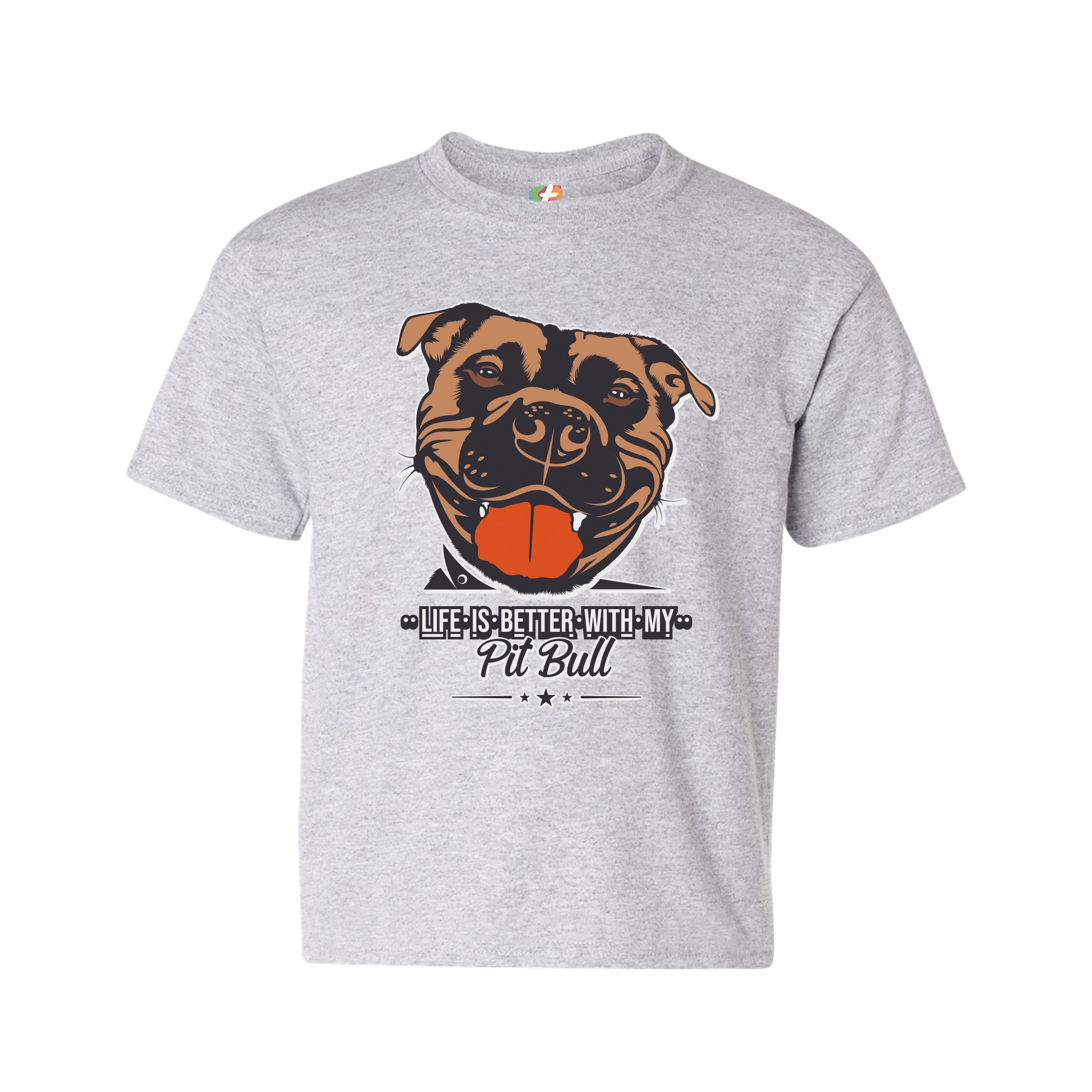 Life is Better With My Pit Bull Youth T-shirt I Love Me Dog Animal Lover Kids - Picture 11 of 29