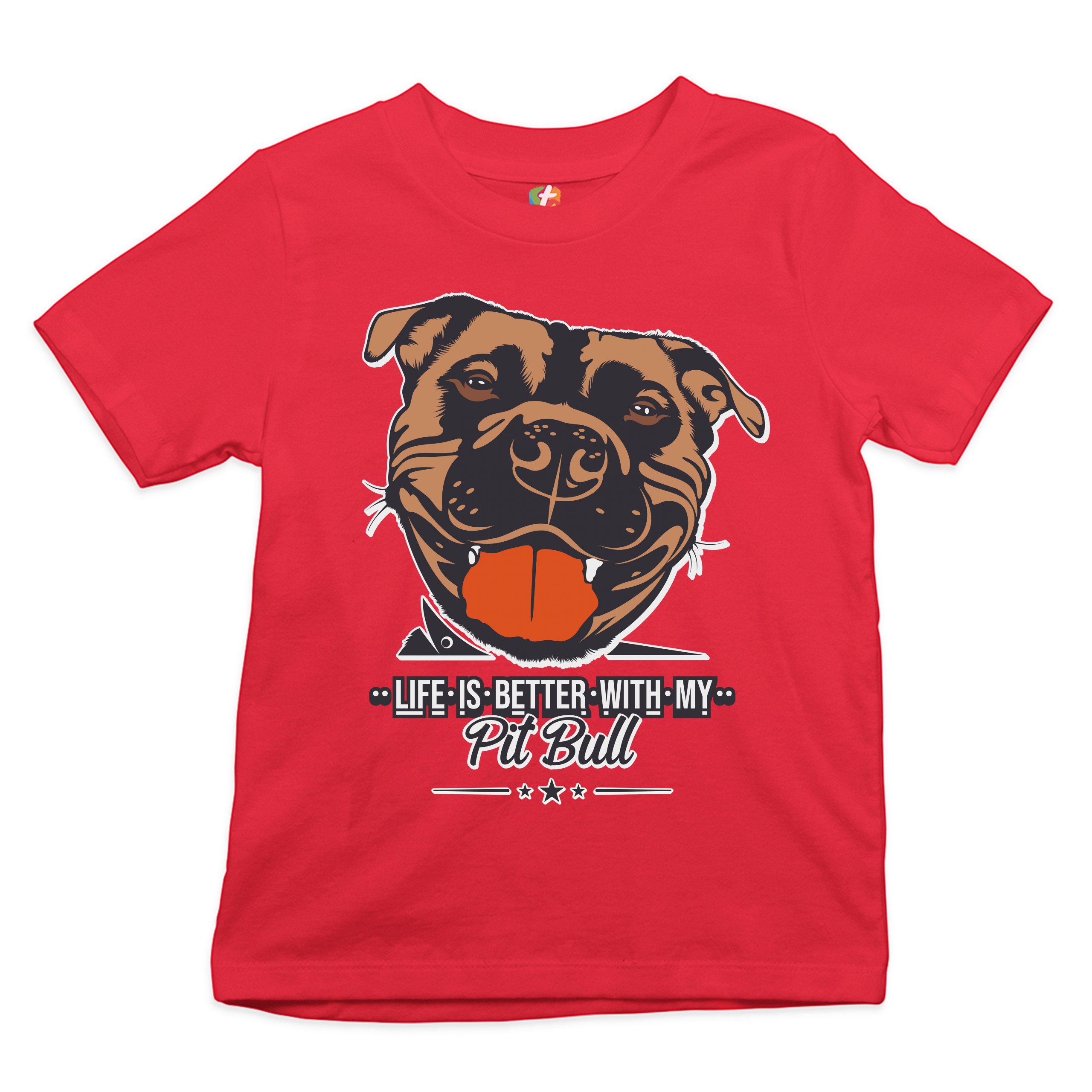 Life is Better With My Pit Bull Youth T-shirt I Love Me Dog Animal Lover Kids - Picture 14 of 29