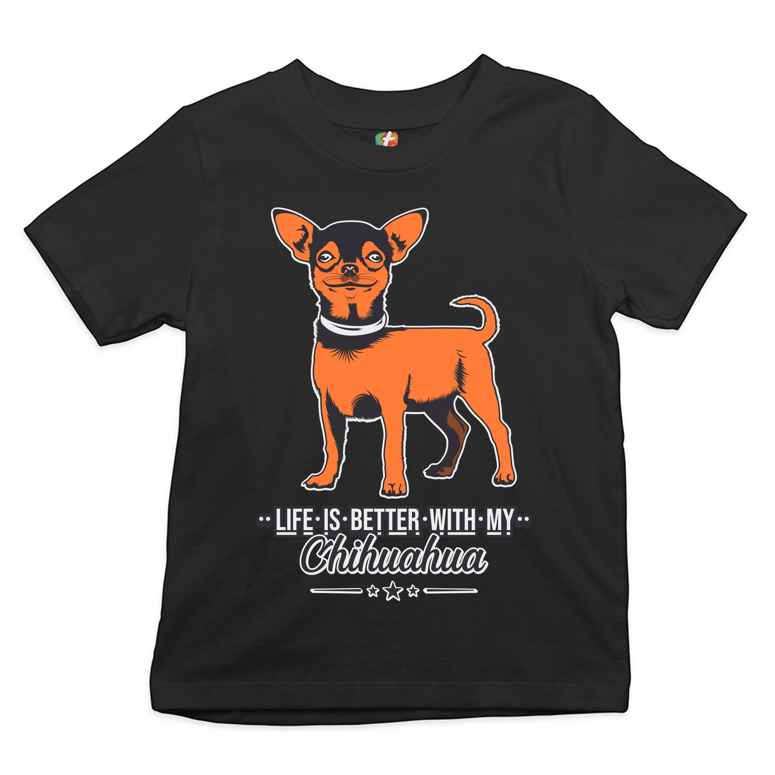 Life is Better With My Chihuahua Youth T-shirt Toy Dog Lover Cute Pet Kids - Picture 2 of 29