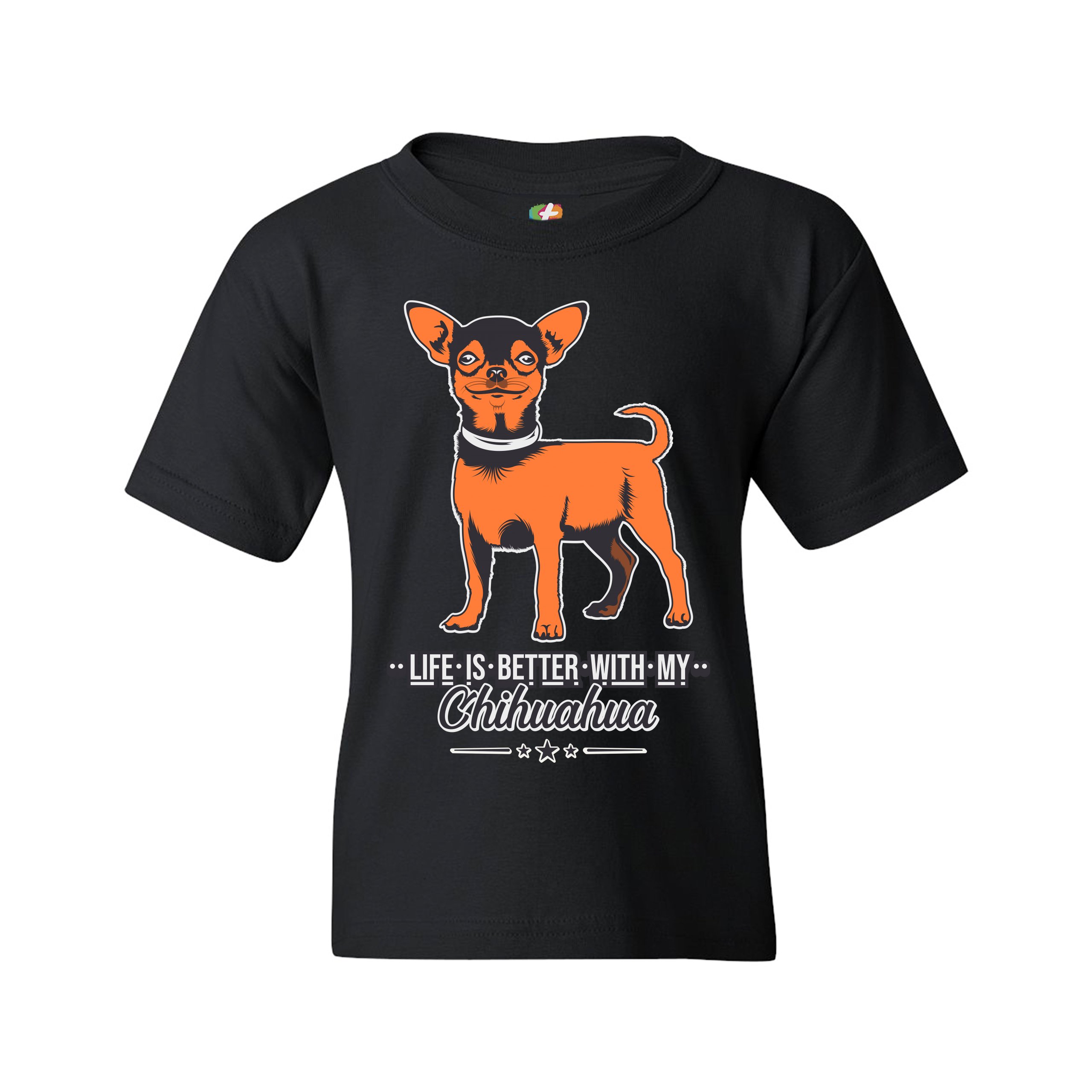 Life is Better With My Chihuahua Youth T-shirt Toy Dog Lover Cute Pet Kids - Picture 3 of 29