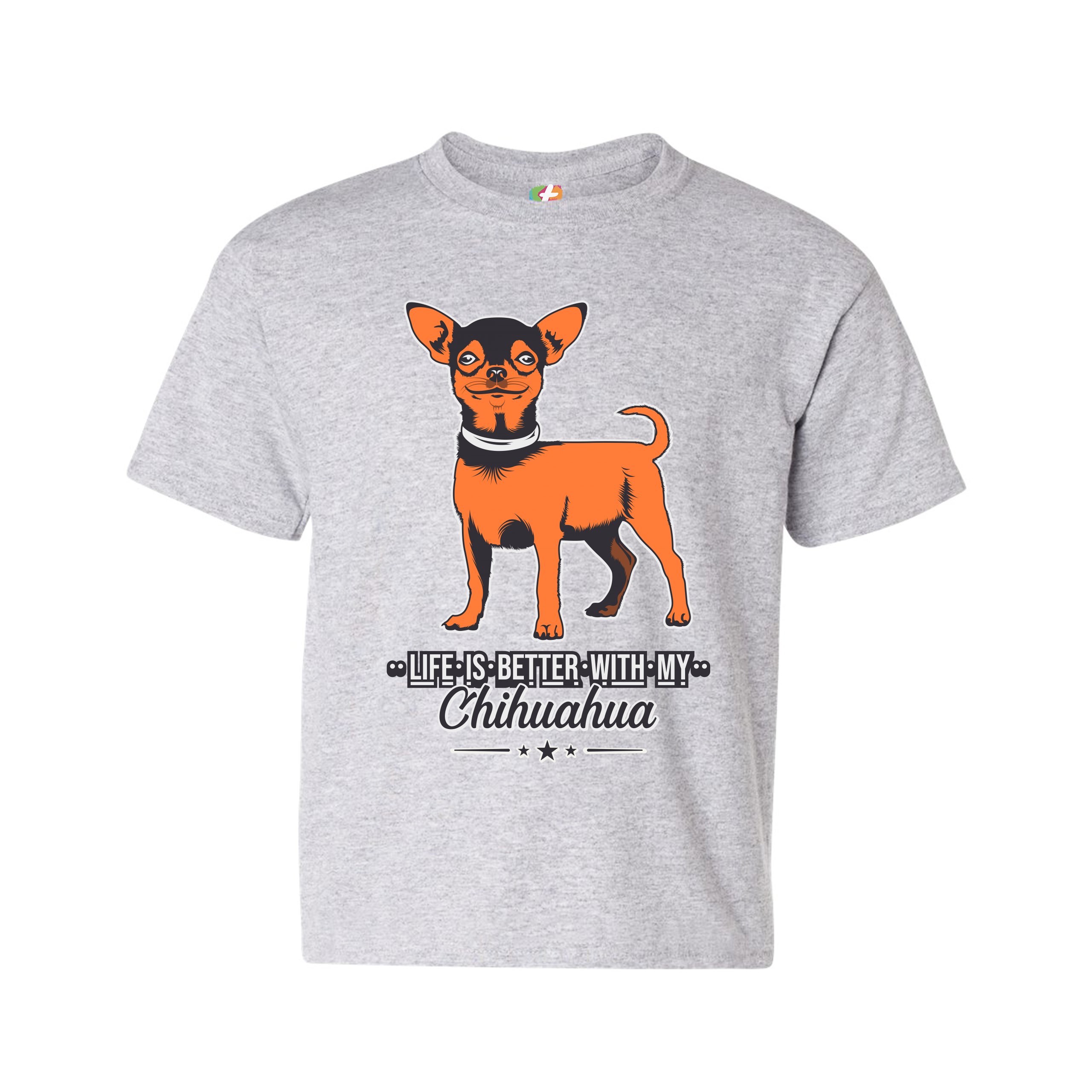 Life is Better With My Chihuahua Youth T-shirt Toy Dog Lover Cute Pet Kids - Picture 7 of 29