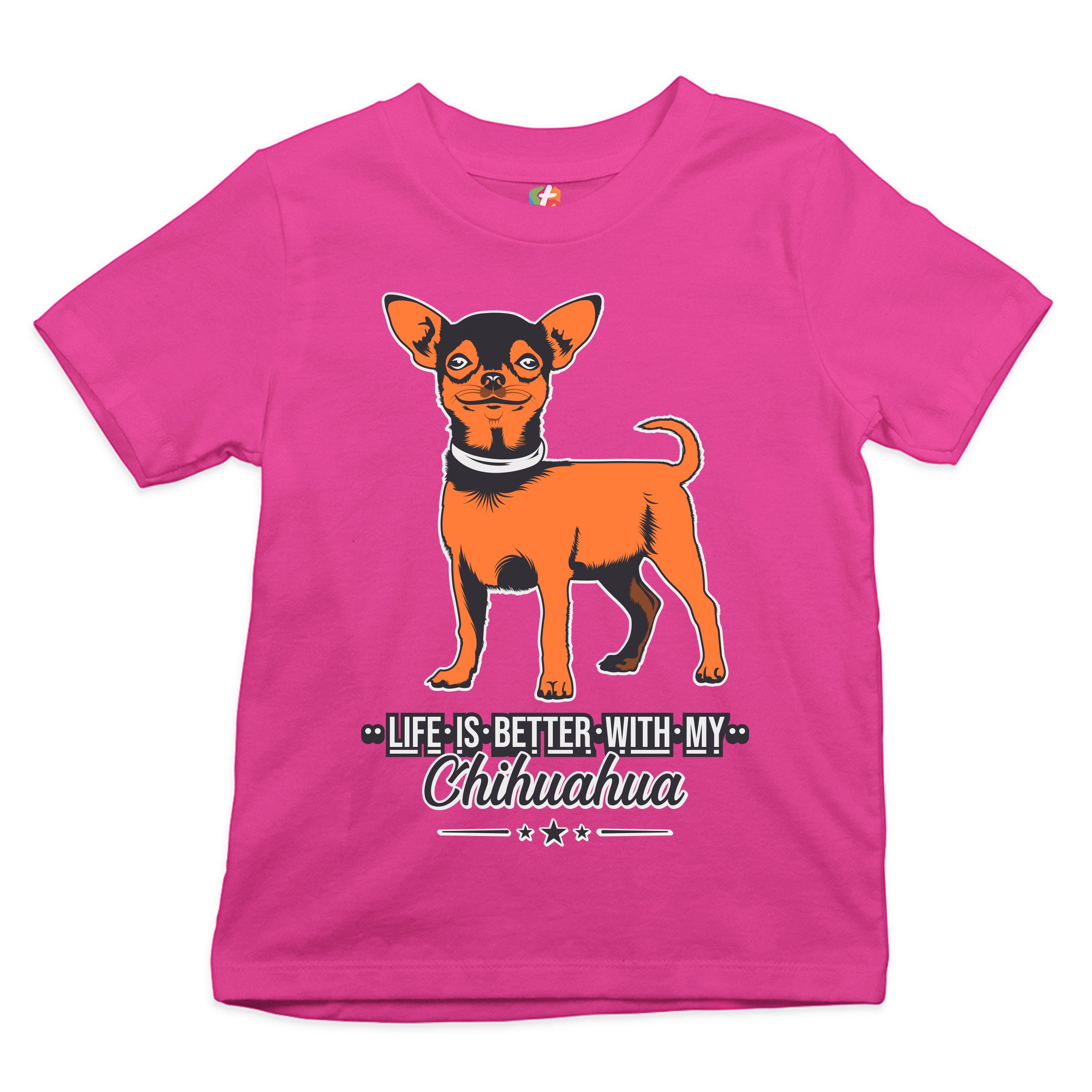 Life is Better With My Chihuahua Youth T-shirt Toy Dog Lover Cute Pet Kids - Picture 26 of 29