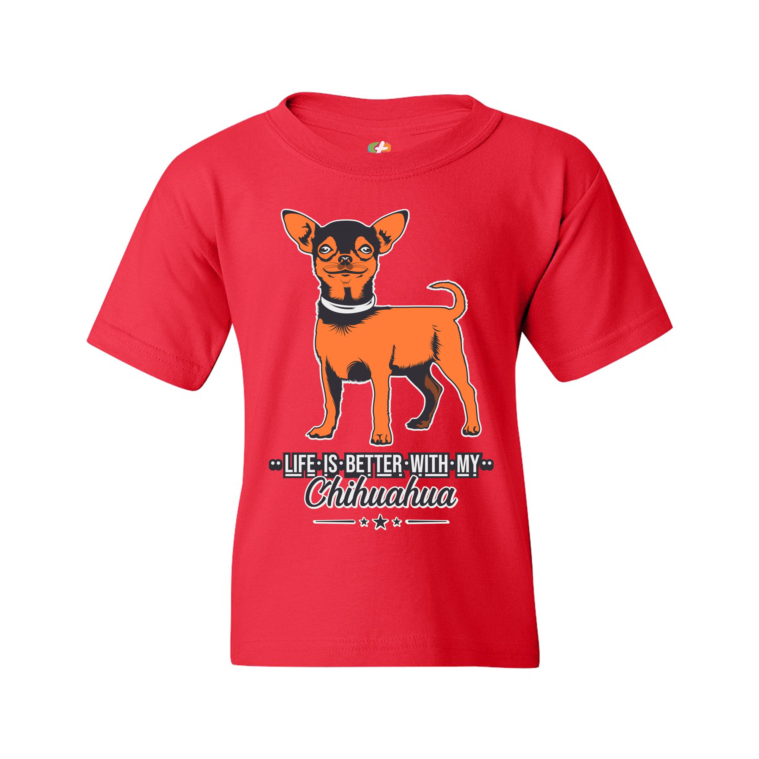 Life is Better With My Chihuahua Youth T-shirt Toy Dog Lover Cute Pet Kids - Picture 11 of 29