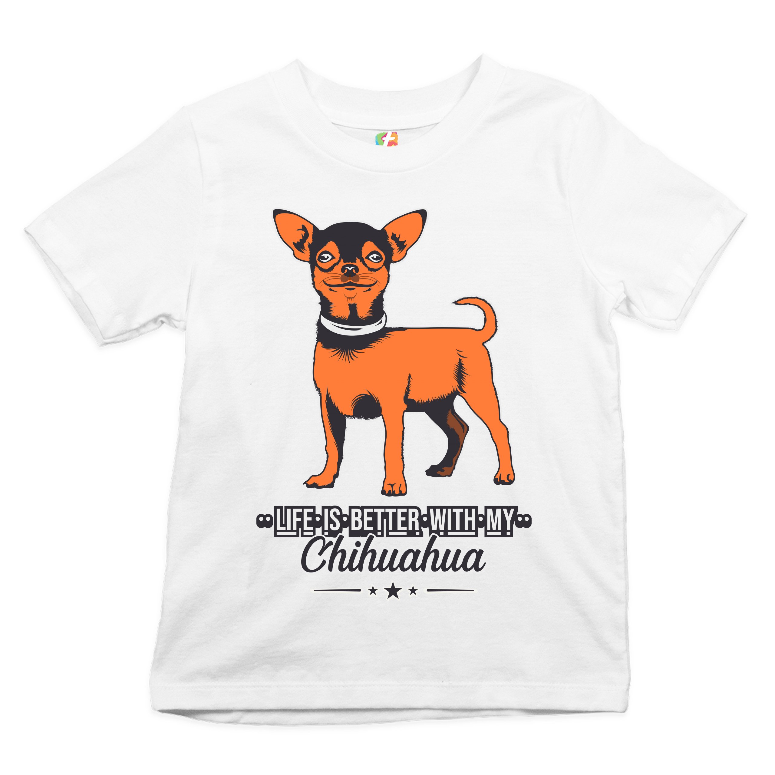 Life is Better With My Chihuahua Youth T-shirt Toy Dog Lover Cute Pet Kids - Picture 14 of 29