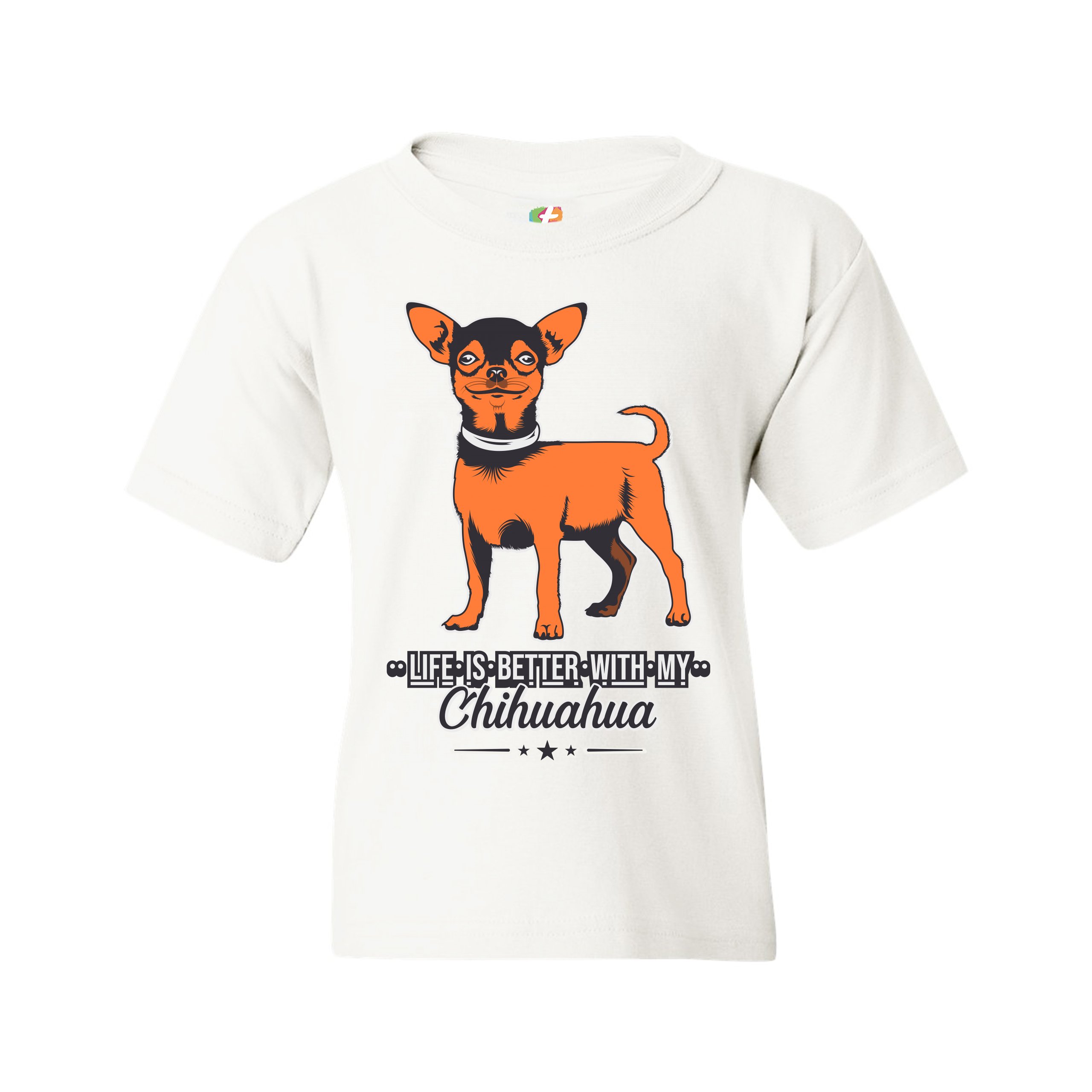 Life is Better With My Chihuahua Youth T-shirt Toy Dog Lover Cute Pet Kids - Picture 15 of 29