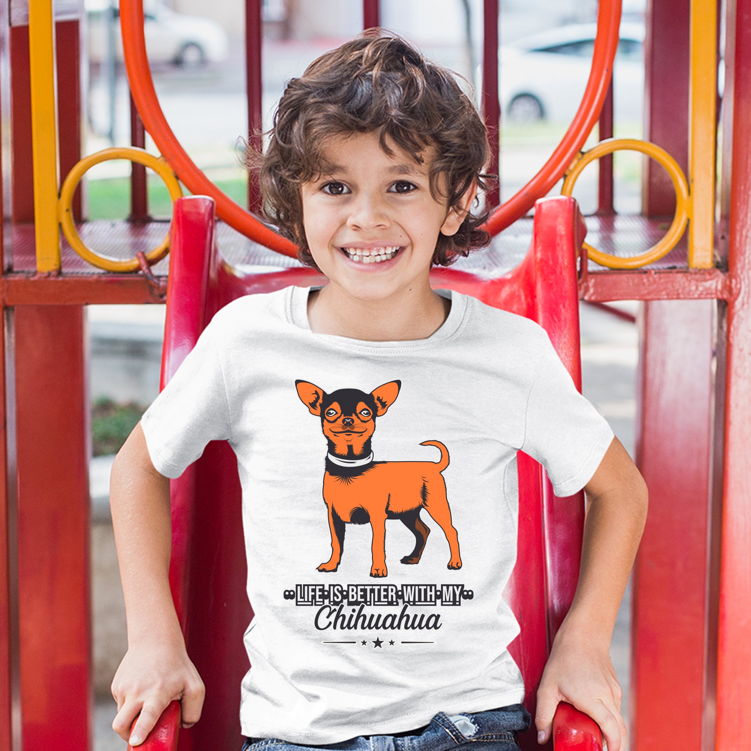 Life is Better With My Chihuahua Youth T-shirt Toy Dog Lover Cute Pet Kids - Picture 17 of 29