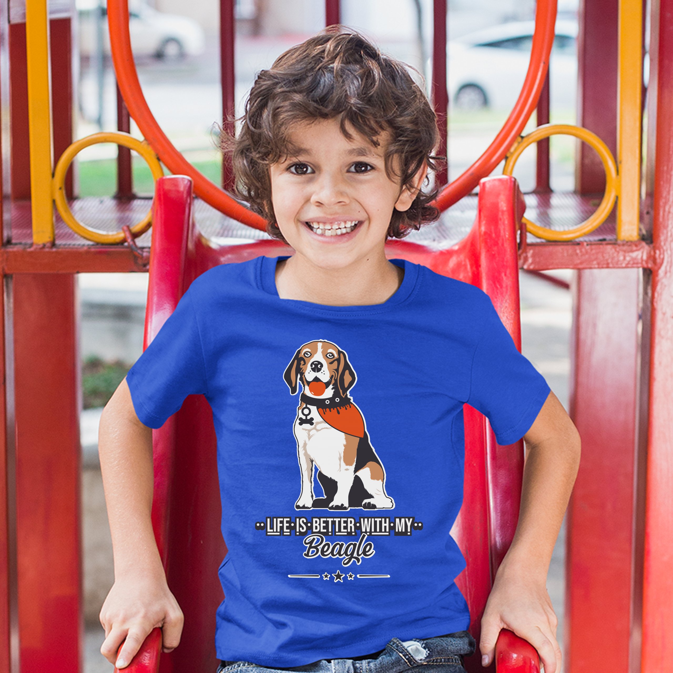 Life is Better With My Beagle Youth T-shirt I Love My Dog Best Friend Kids - Picture 25 of 29