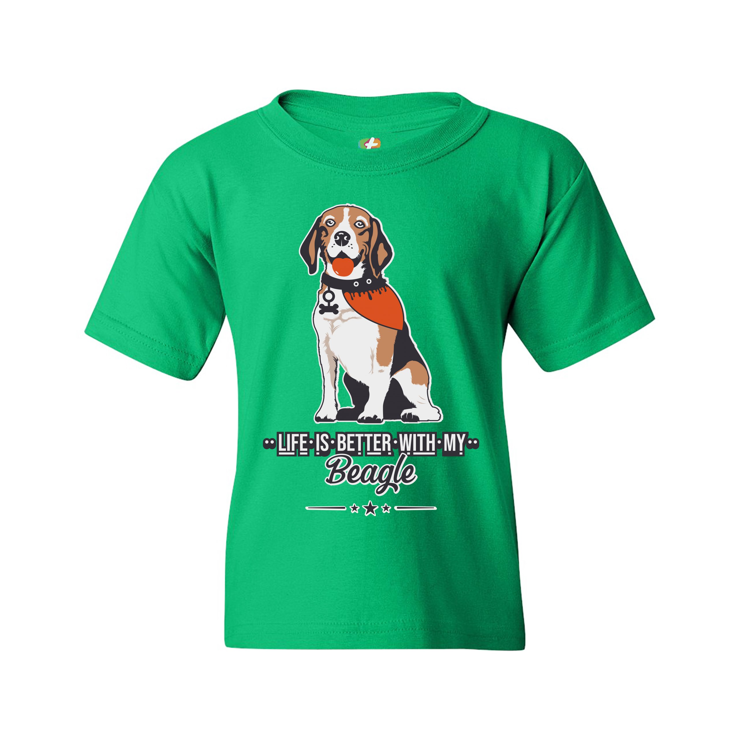 Life is Better With My Beagle Youth T-shirt I Love My Dog Best Friend Kids - Picture 19 of 29