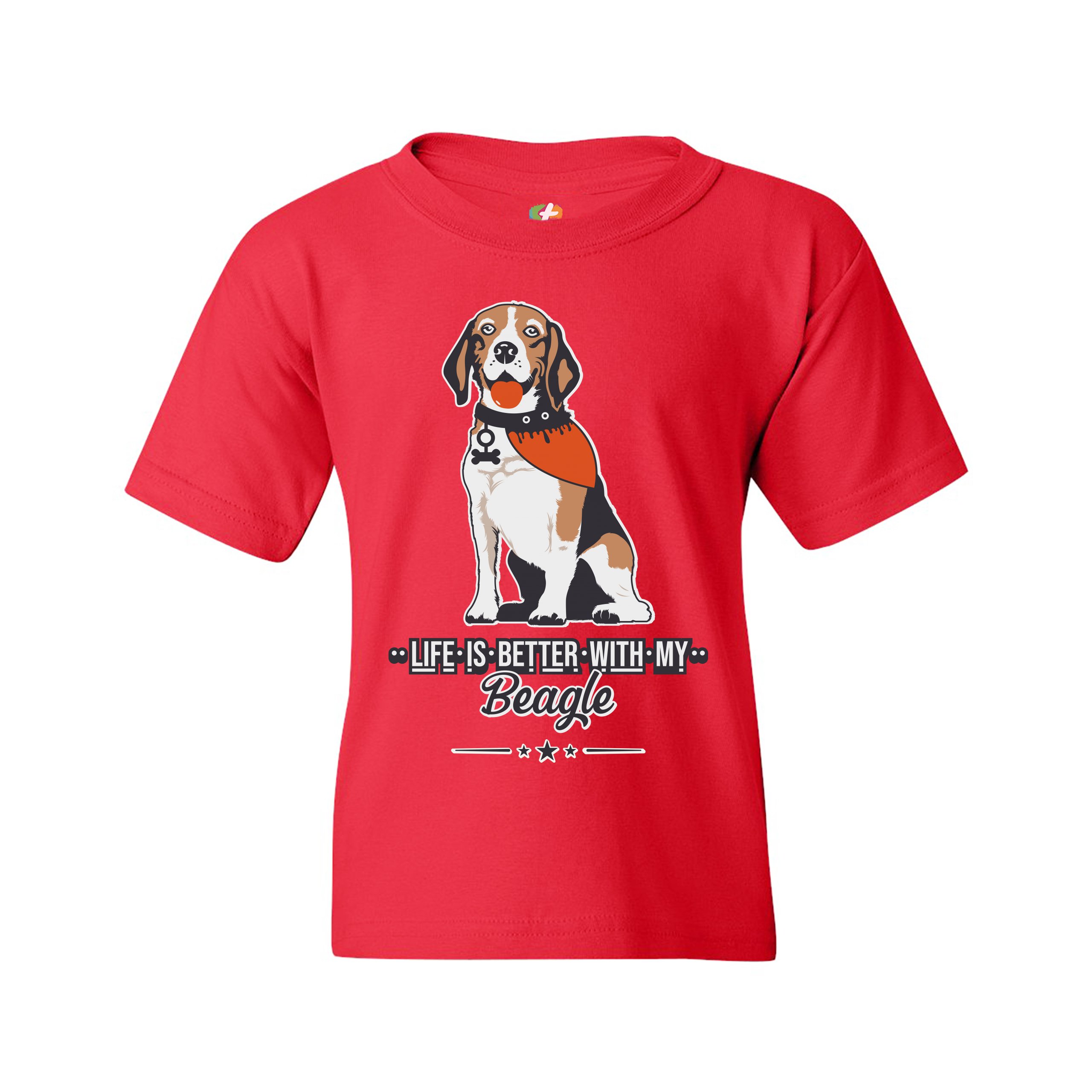 Life is Better With My Beagle Youth T-shirt I Love My Dog Best Friend Kids - Picture 11 of 29