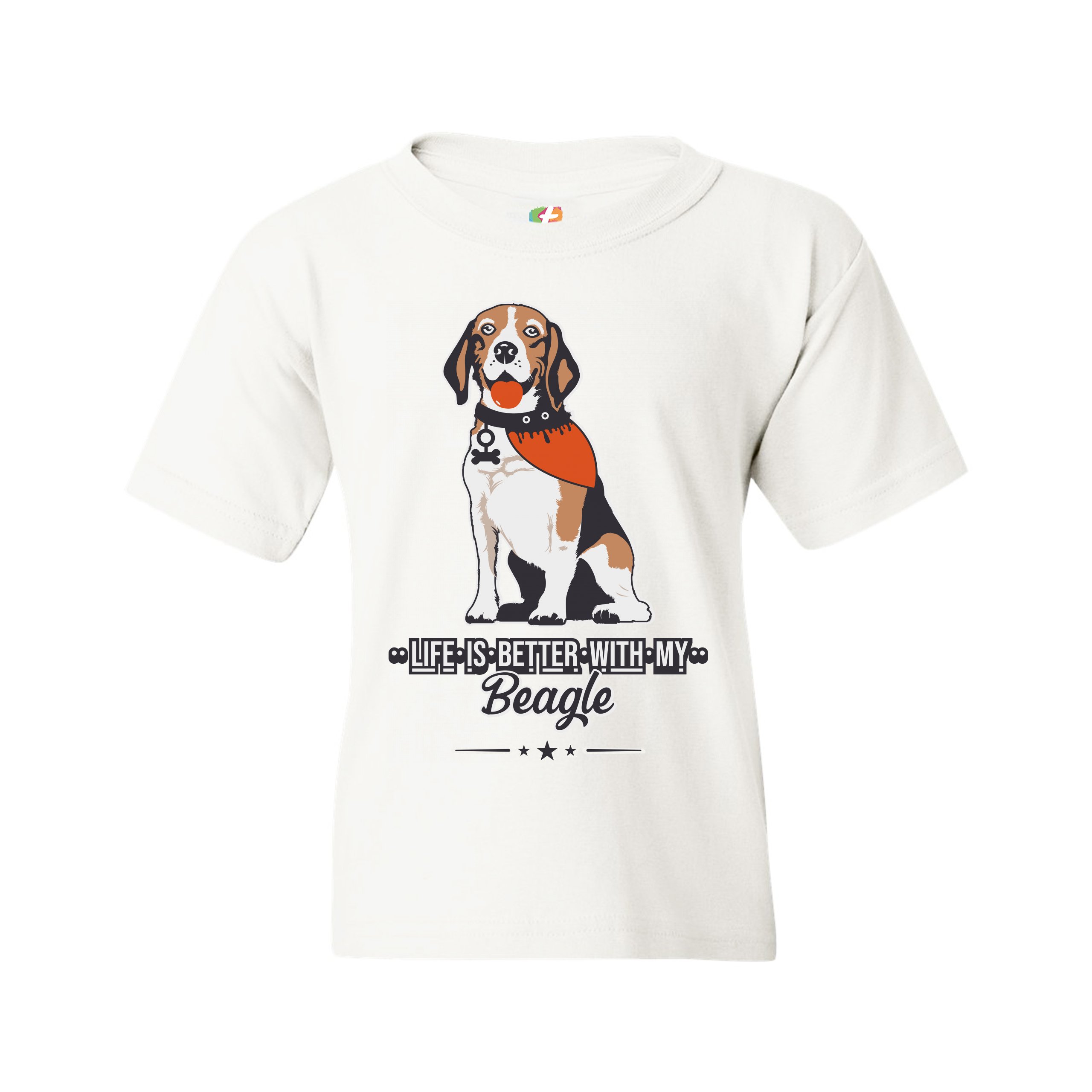 Life is Better With My Beagle Youth T-shirt I Love My Dog Best Friend Kids - Picture 15 of 29