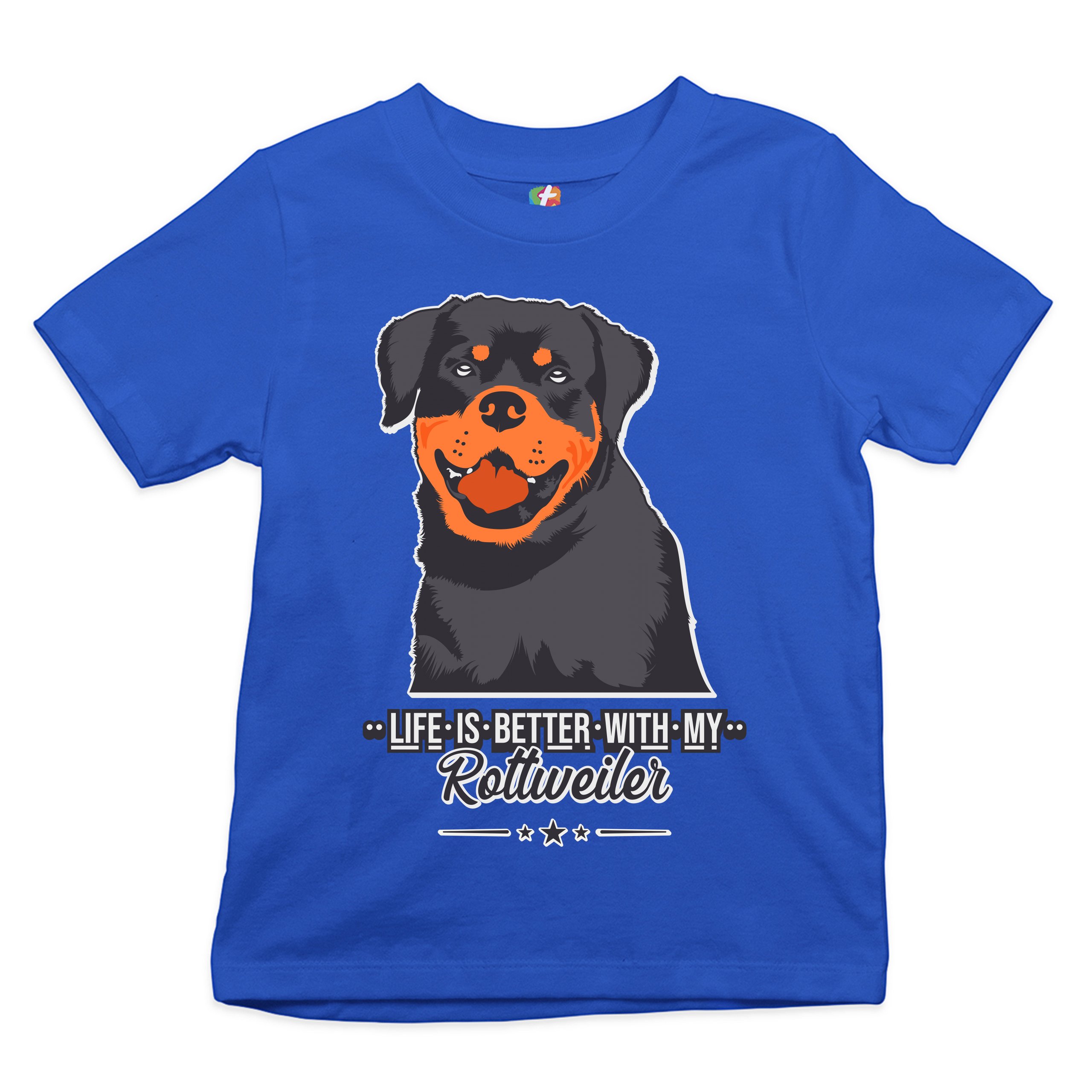 Life is Better With My Rottweiler Youth T-shirt Rottie Pet Dog Lover Kids - Picture 22 of 29
