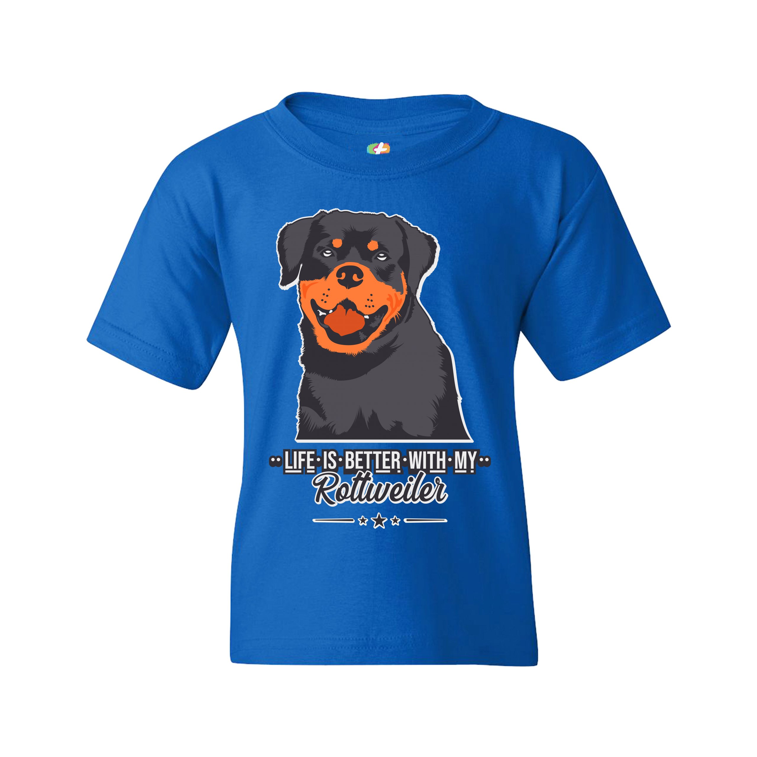 Life is Better With My Rottweiler Youth T-shirt Rottie Pet Dog Lover Kids - Picture 23 of 29