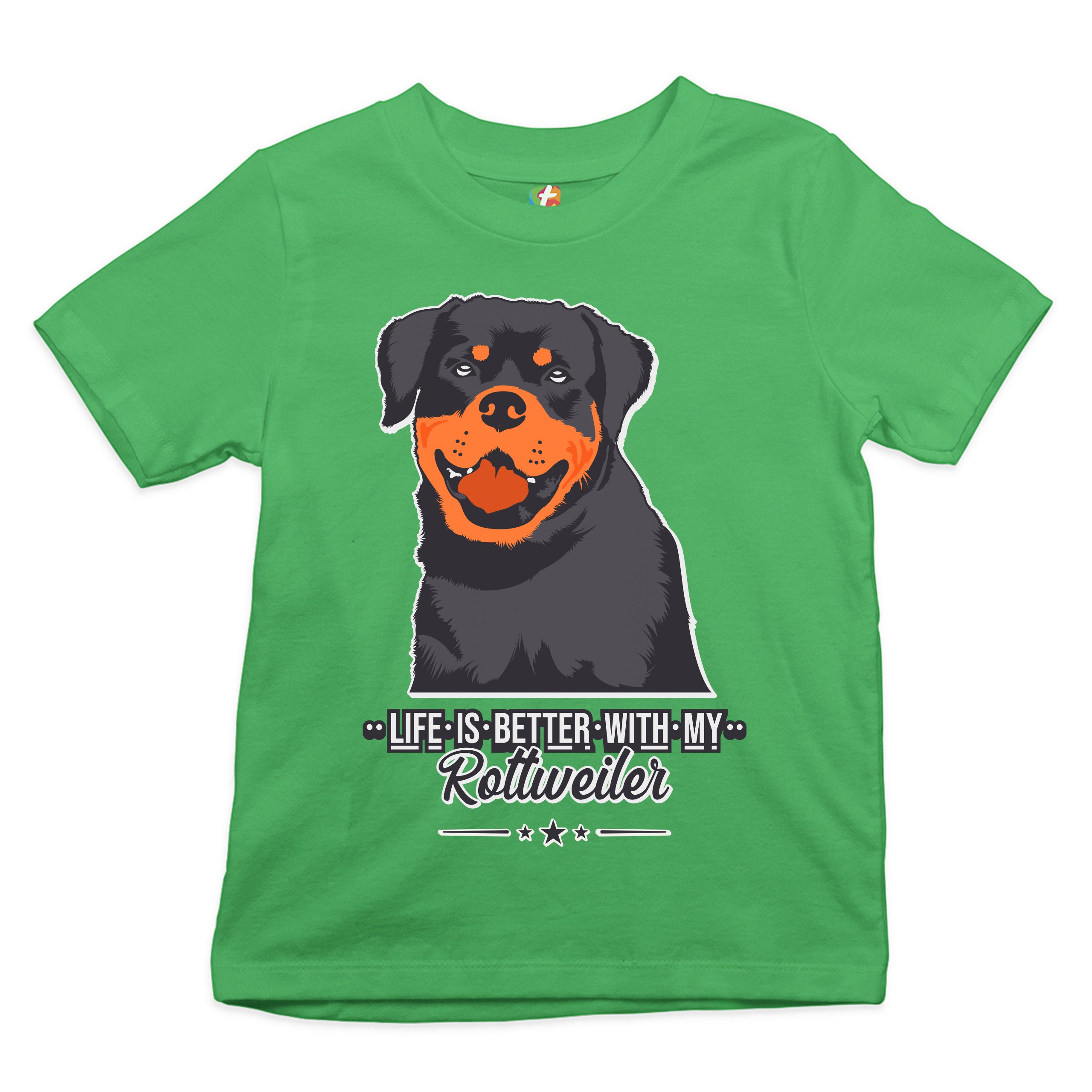 Life is Better With My Rottweiler Youth T-shirt Rottie Pet Dog Lover Kids - Picture 18 of 29