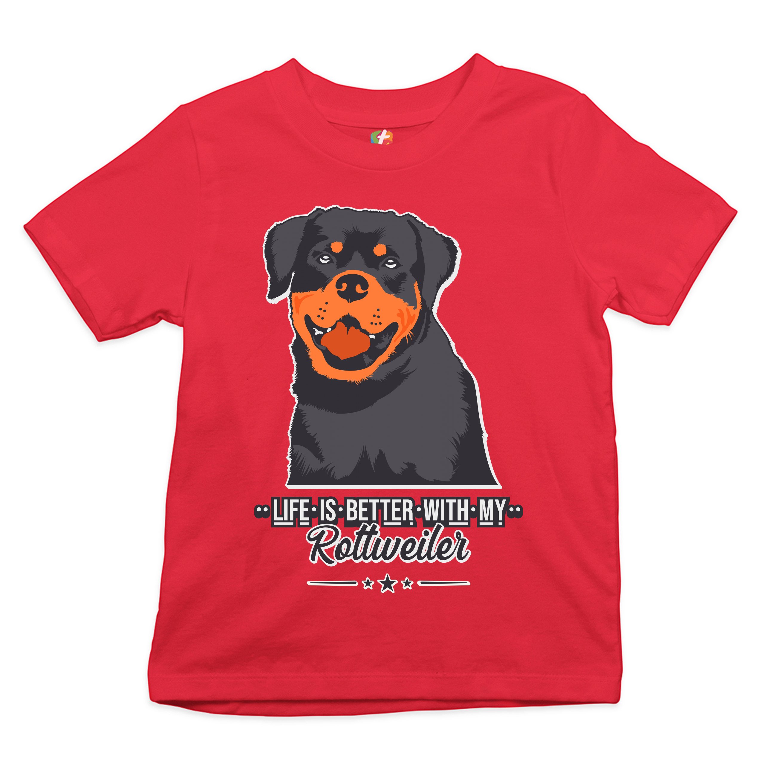 Life is Better With My Rottweiler Youth T-shirt Rottie Pet Dog Lover Kids - Picture 10 of 29