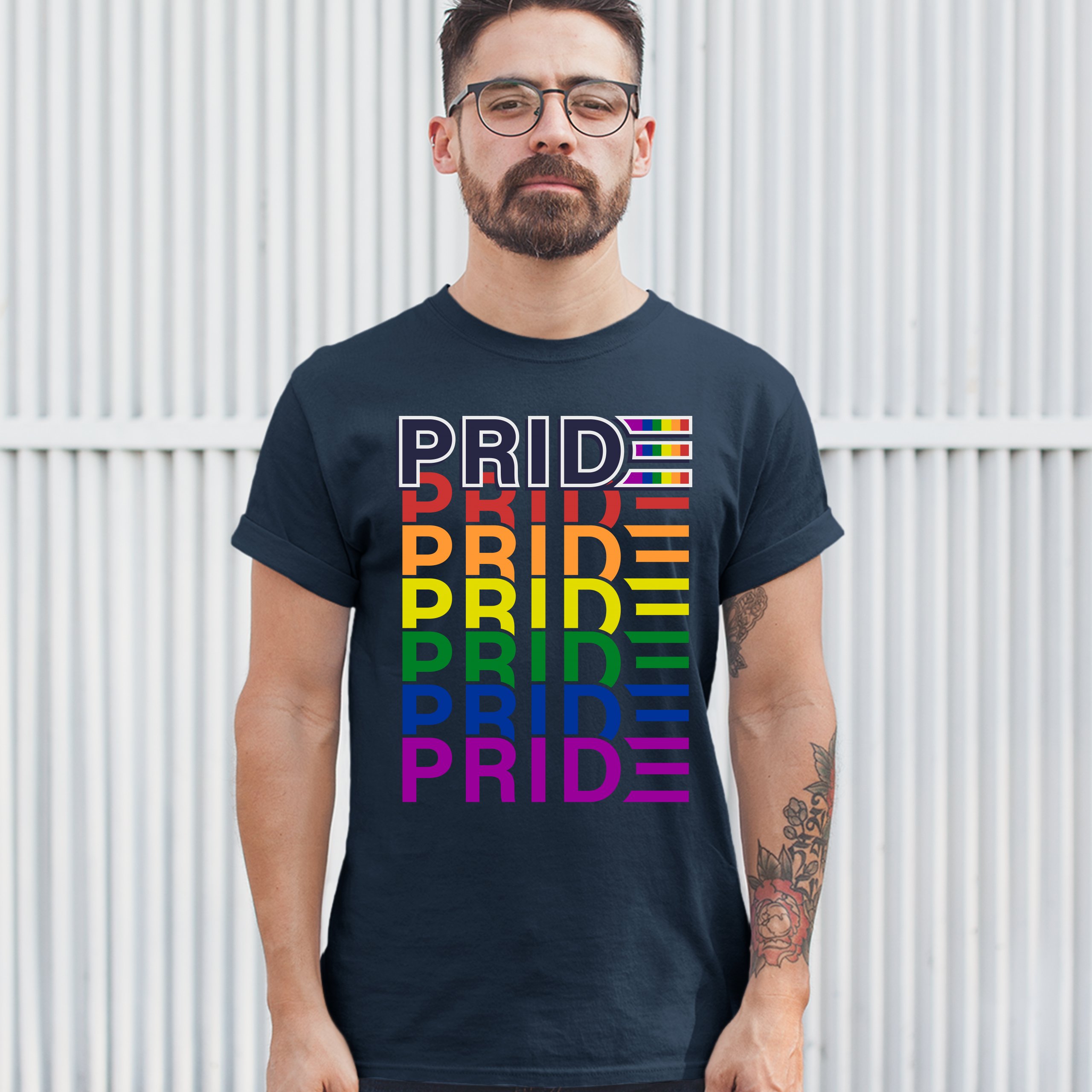 Pride Rainbow T-shirt Joe Biden Democrat LGBT Equality Tolerance Men's ...