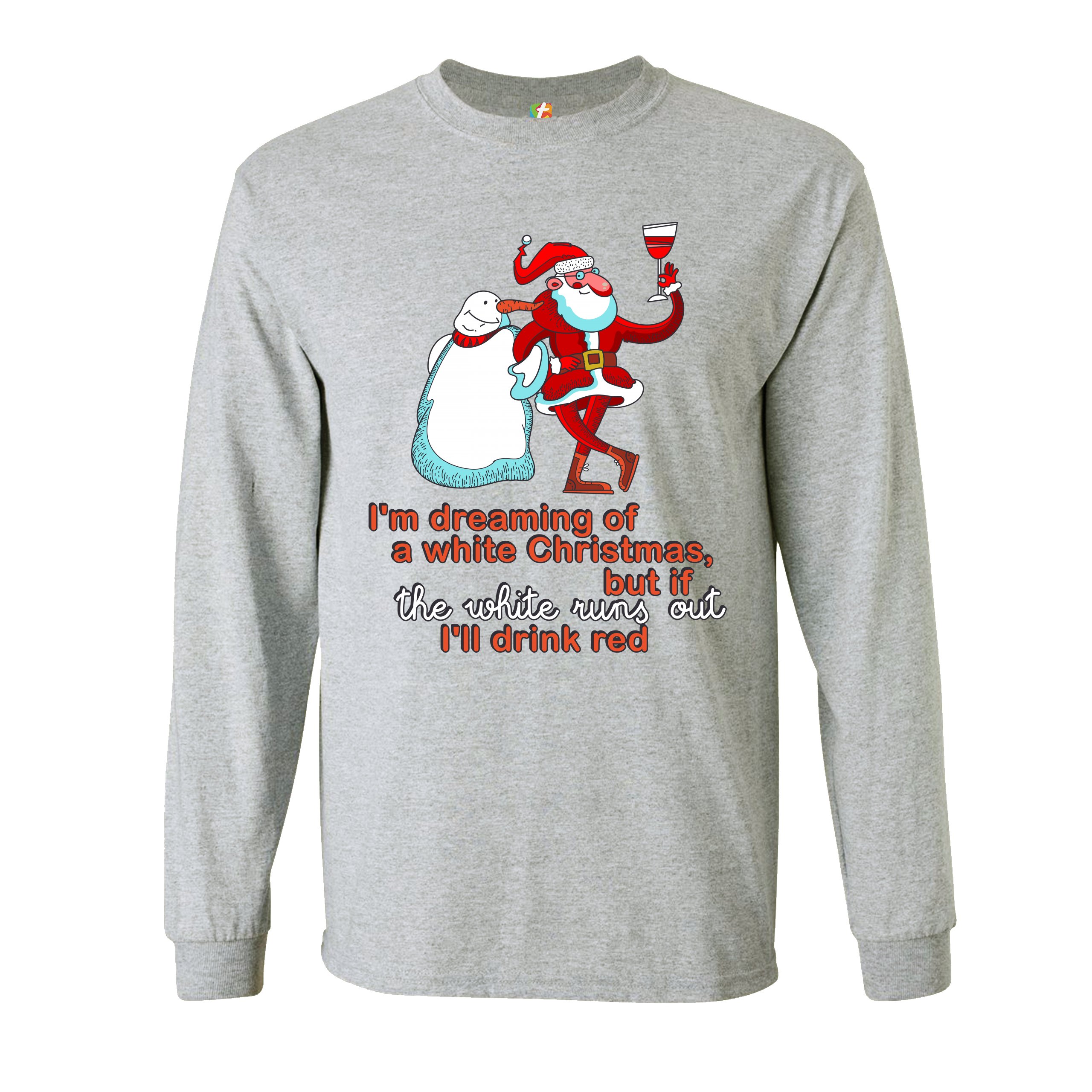 dreaming of a wine christmas shirt