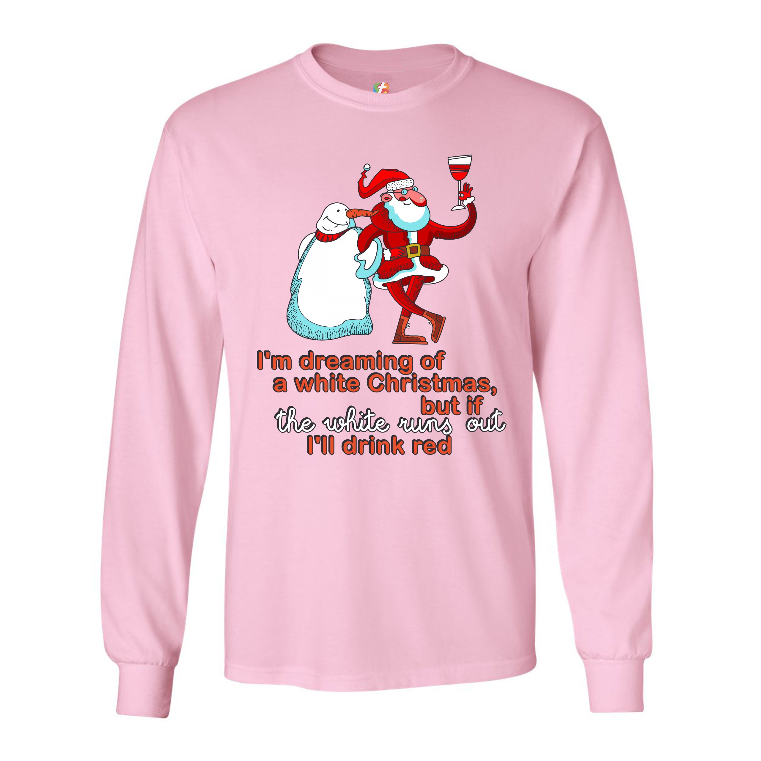 dreaming of a wine christmas shirt