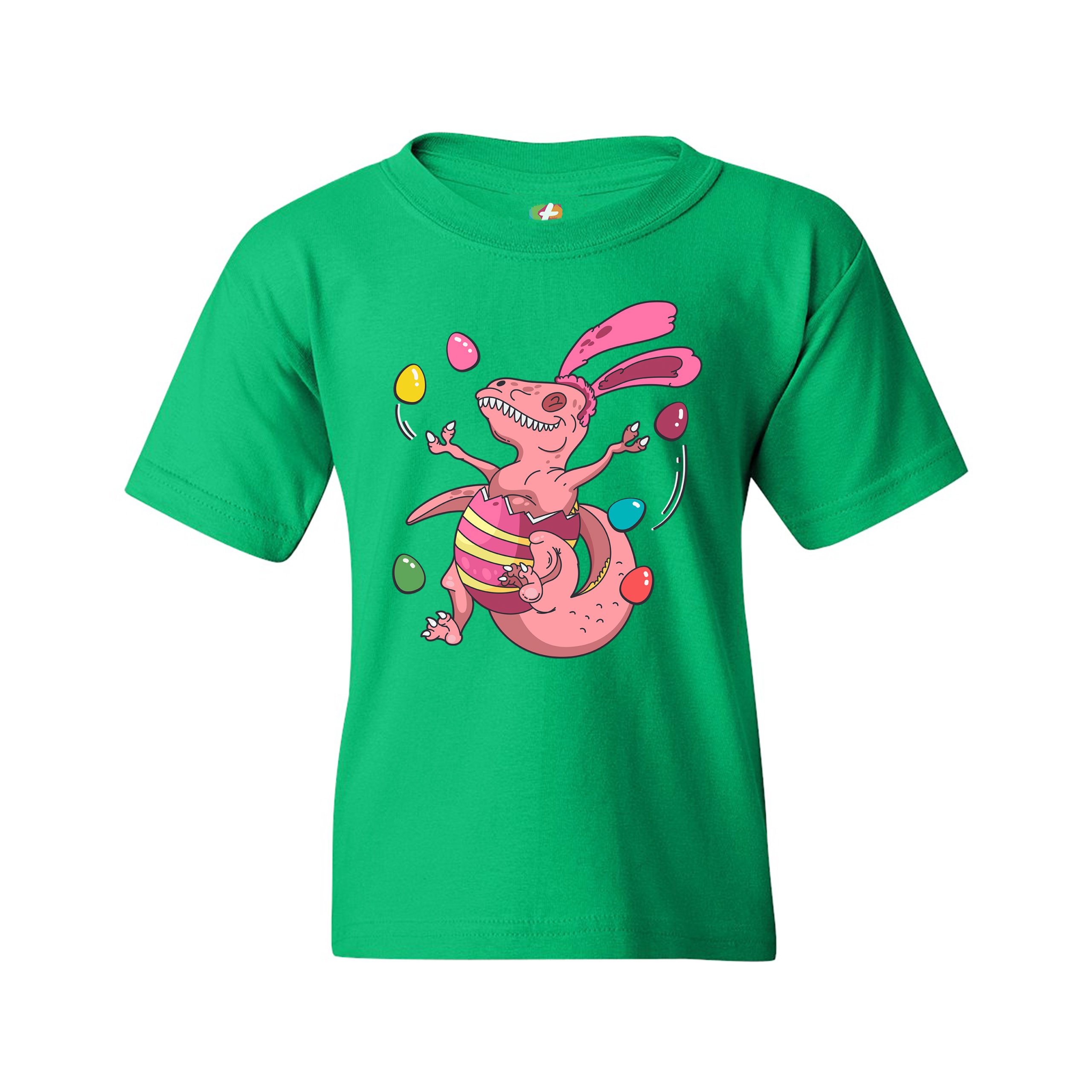 Easter Egg T-rex Youth T-shirt Happy Easter Bunny Dinosaur Egg Hunt Kids - Picture 37 of 56
