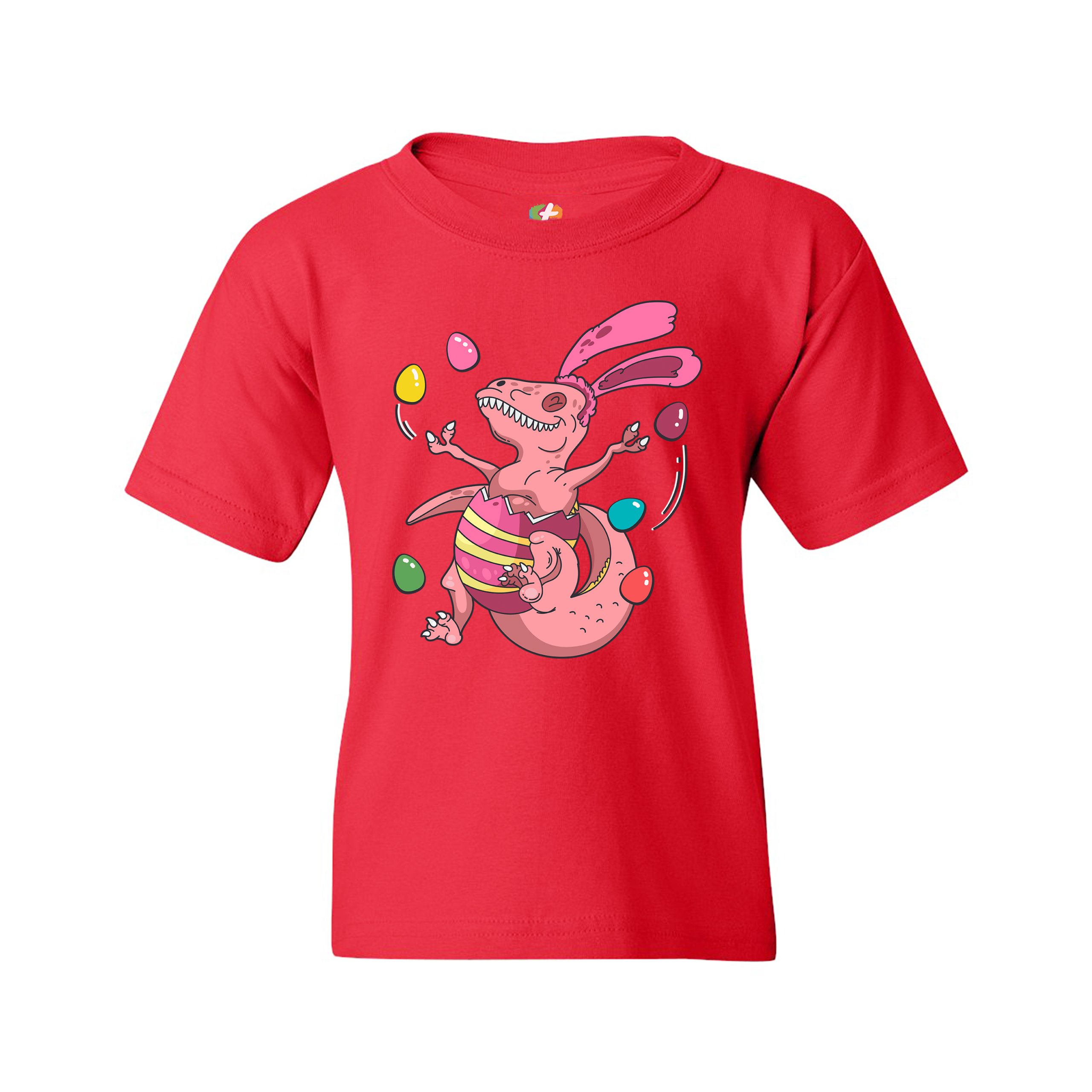 Easter Egg T-rex Youth T-shirt Happy Easter Bunny Dinosaur Egg Hunt Kids - Picture 23 of 56