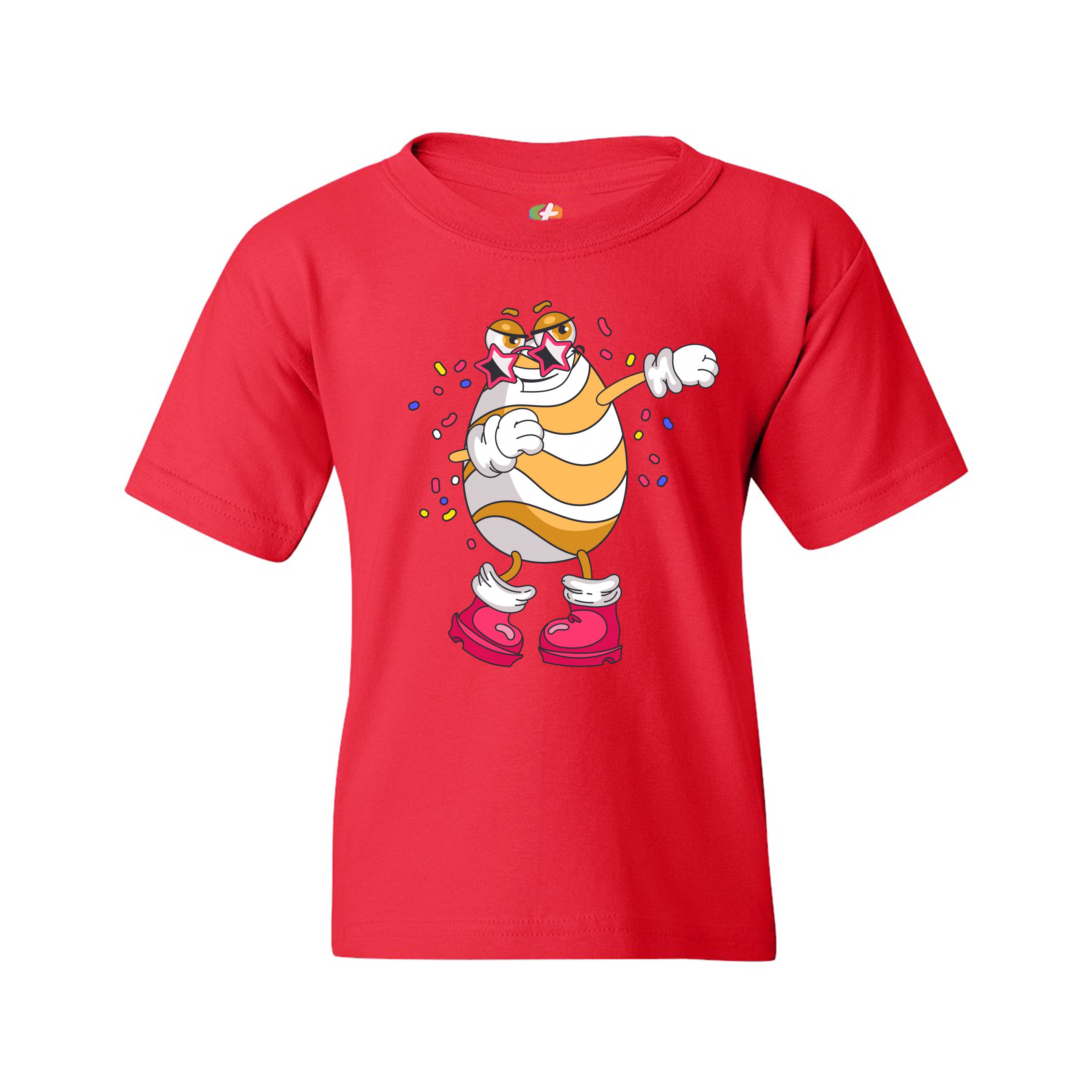 Dabbing Egg Youth T-shirt Dab Dance Easter Party Holiday Egg Hunt Kids - Picture 23 of 56