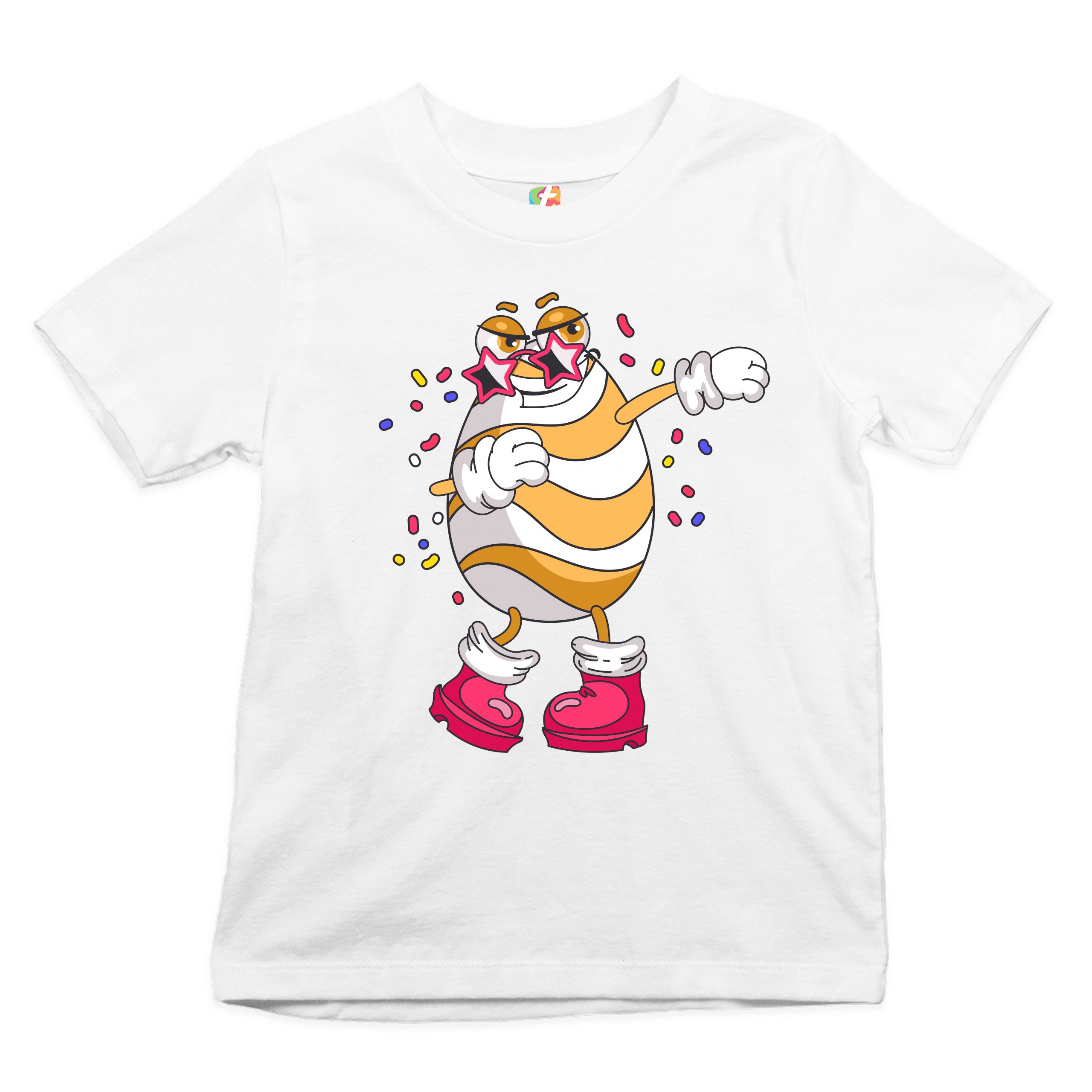 Dabbing Egg Youth T-shirt Dab Dance Easter Party Holiday Egg Hunt Kids - Picture 29 of 56