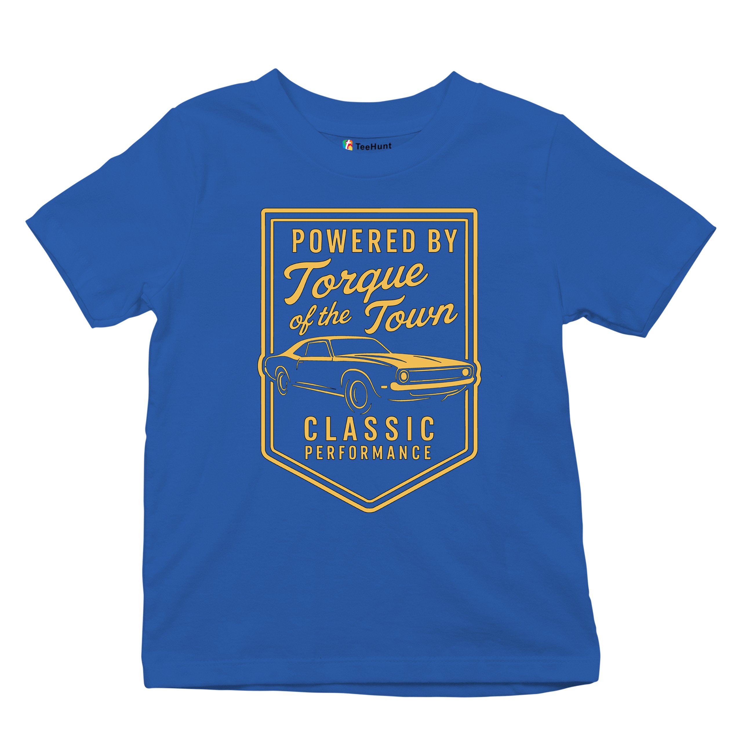 Torque of the Town Youth T-shirt Vintage Classic American Muscle Car V8 Kids - Picture 41 of 50