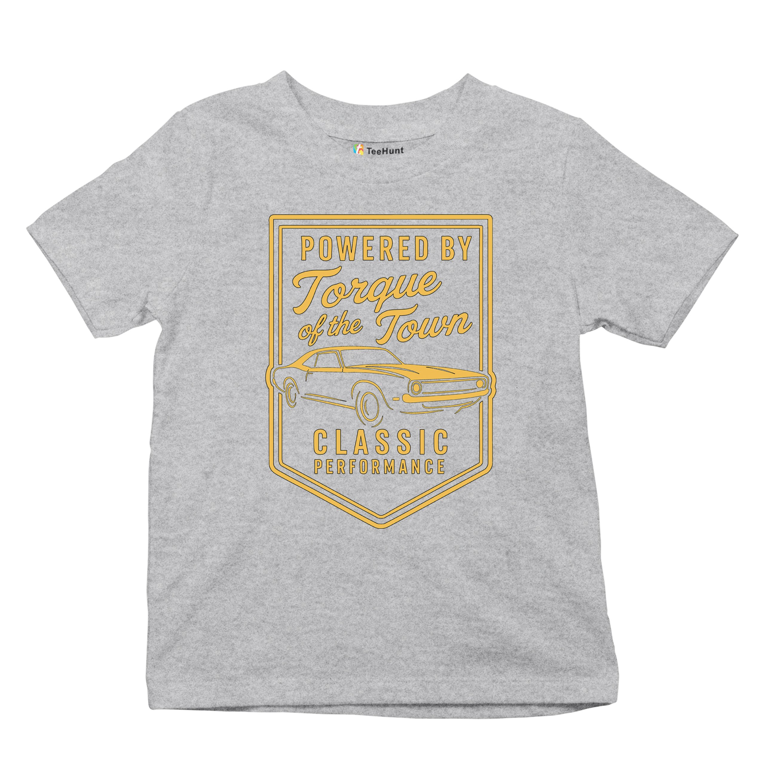 Torque of the Town Youth T-shirt Vintage Classic American Muscle Car V8 Kids - Picture 13 of 50