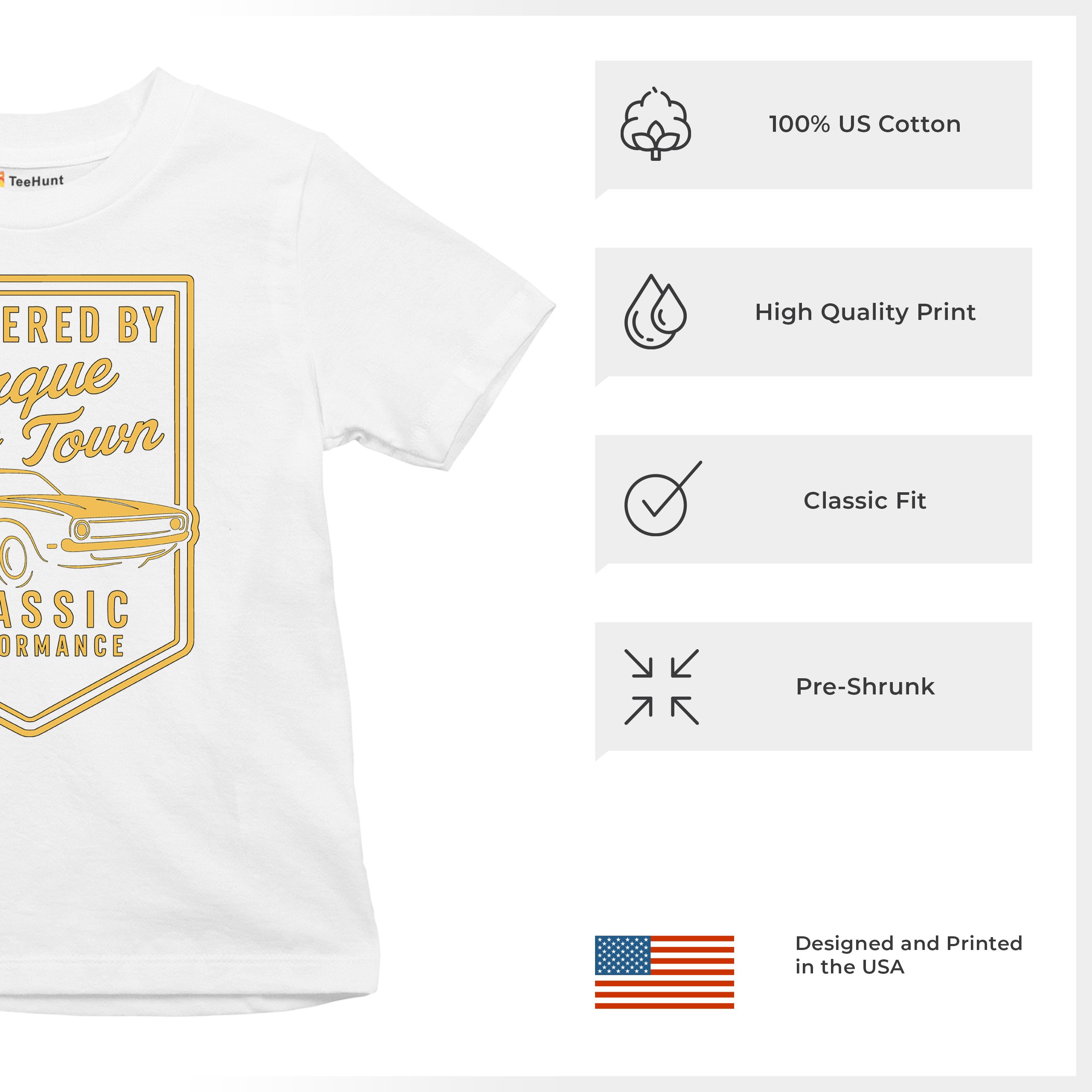 Torque of the Town Youth T-shirt Vintage Classic American Muscle Car V8 Kids - Picture 28 of 50