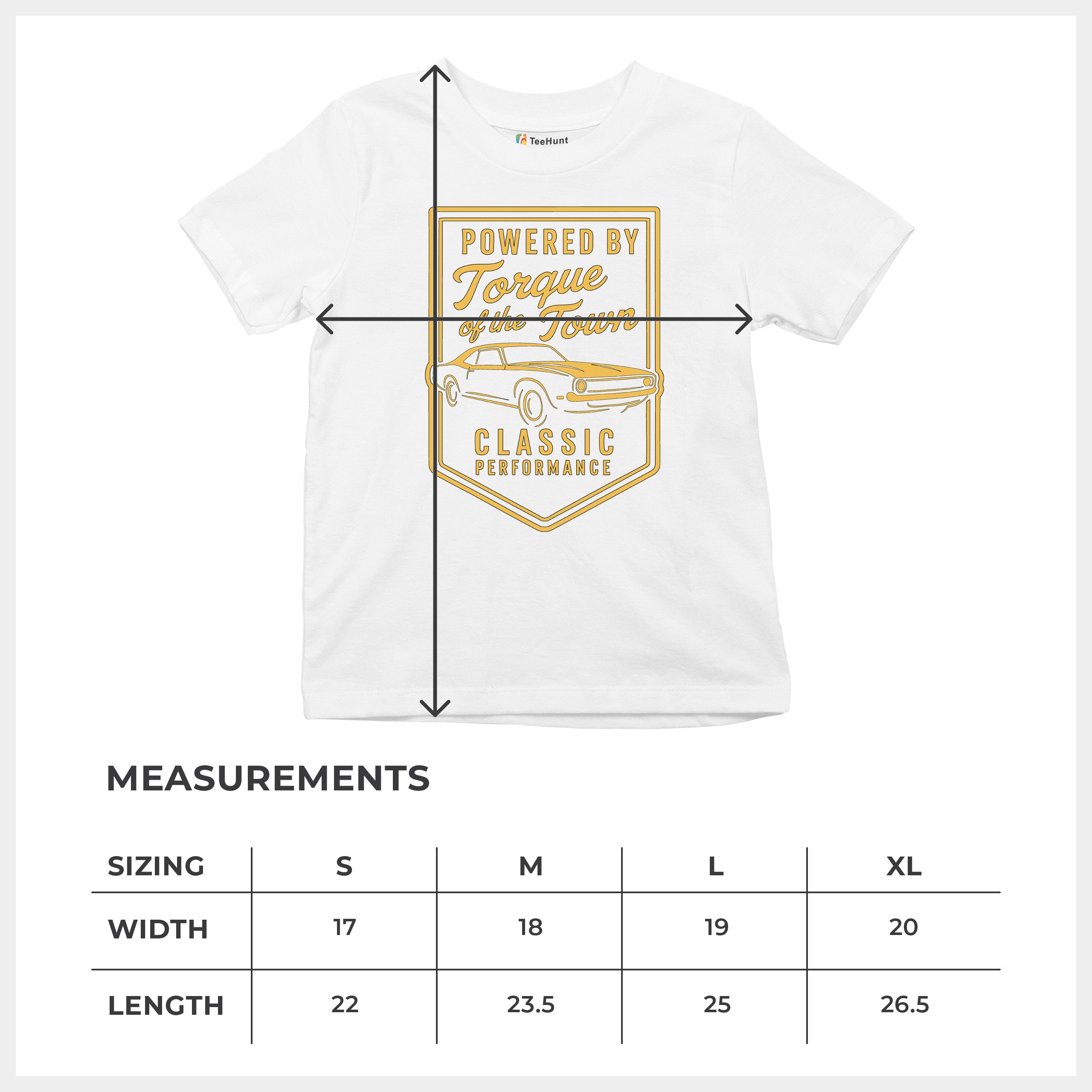 Torque of the Town Youth T-shirt Vintage Classic American Muscle Car V8 Kids - Picture 29 of 50