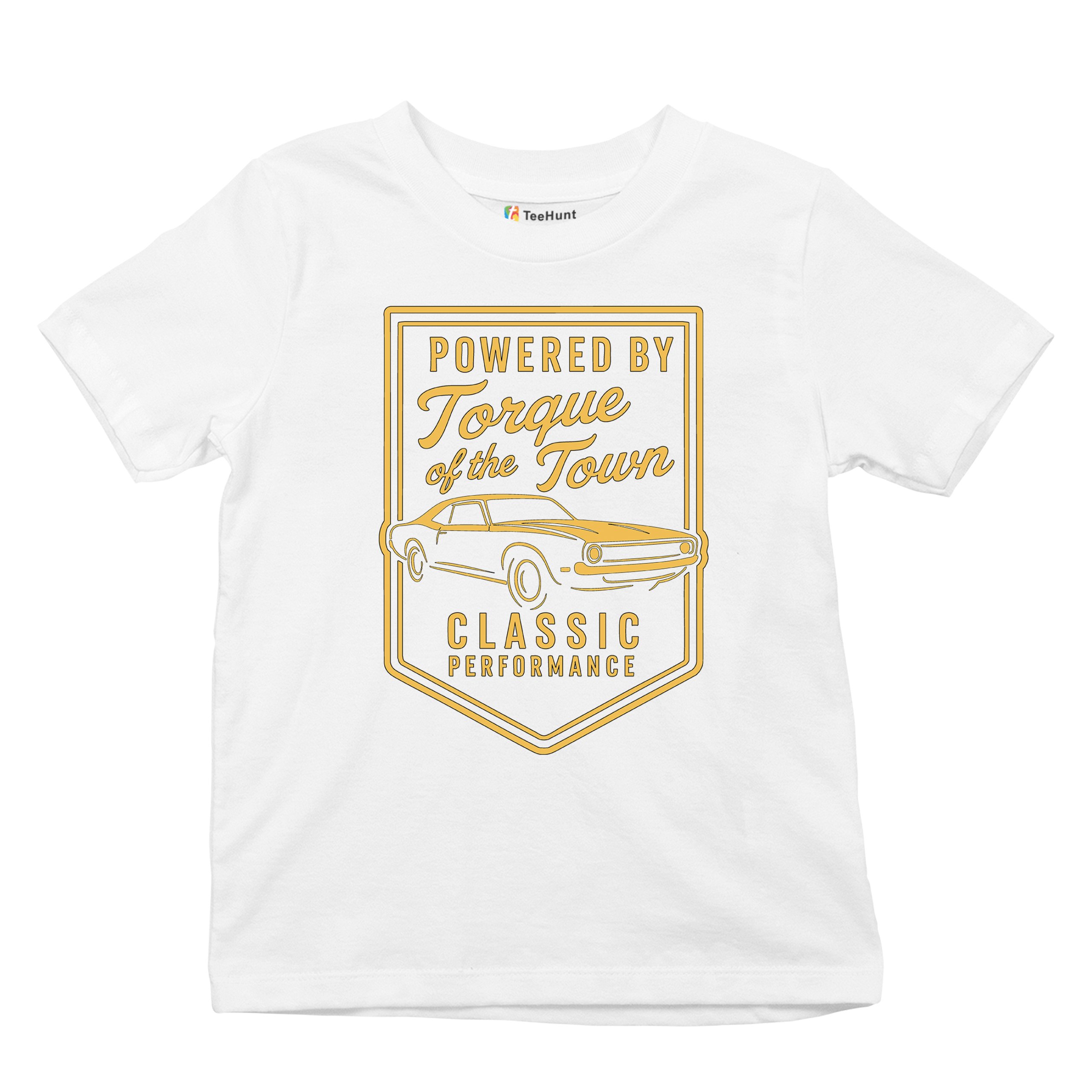 Torque of the Town Youth T-shirt Vintage Classic American Muscle Car V8 Kids - Picture 27 of 50