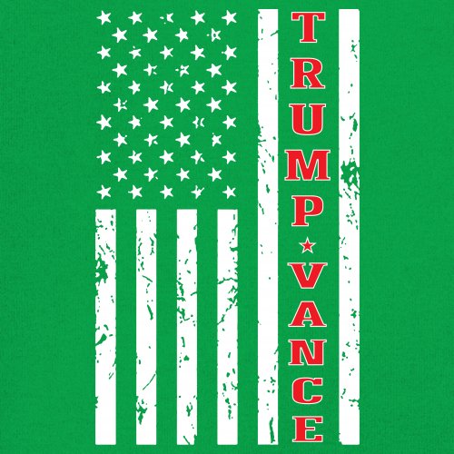 Trump JD Vance 2024 American Flag Youth T-shirt VP Patriotic Vote Red FJB Kids - Picture 25 of 43