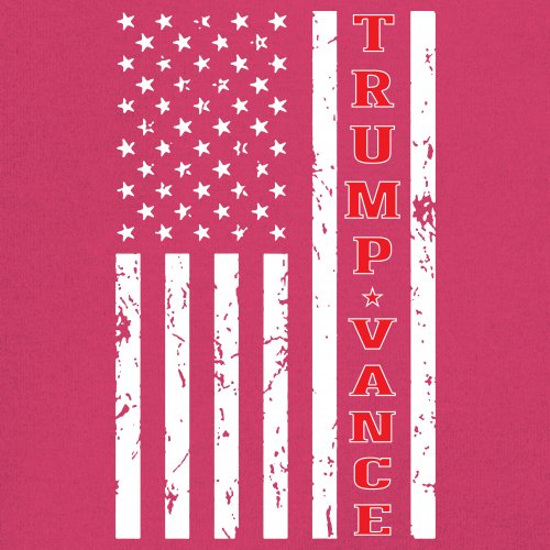 Trump JD Vance 2024 American Flag Youth T-shirt VP Patriotic Vote Red FJB Kids - Picture 39 of 43