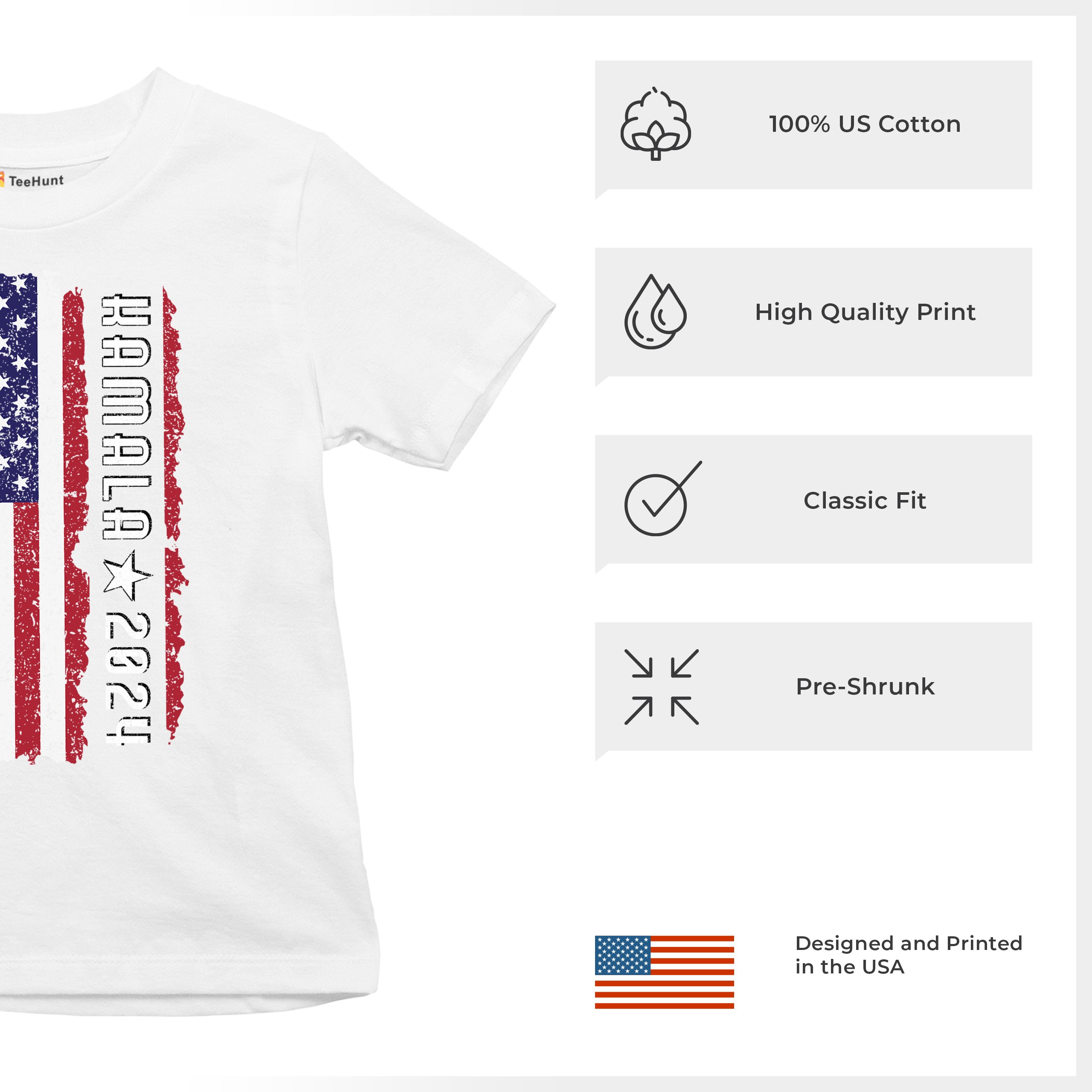 Kamala Harris 2024 American Flag Youth T-shirt I'm Speaking President 47 Kids - Picture 28 of 50