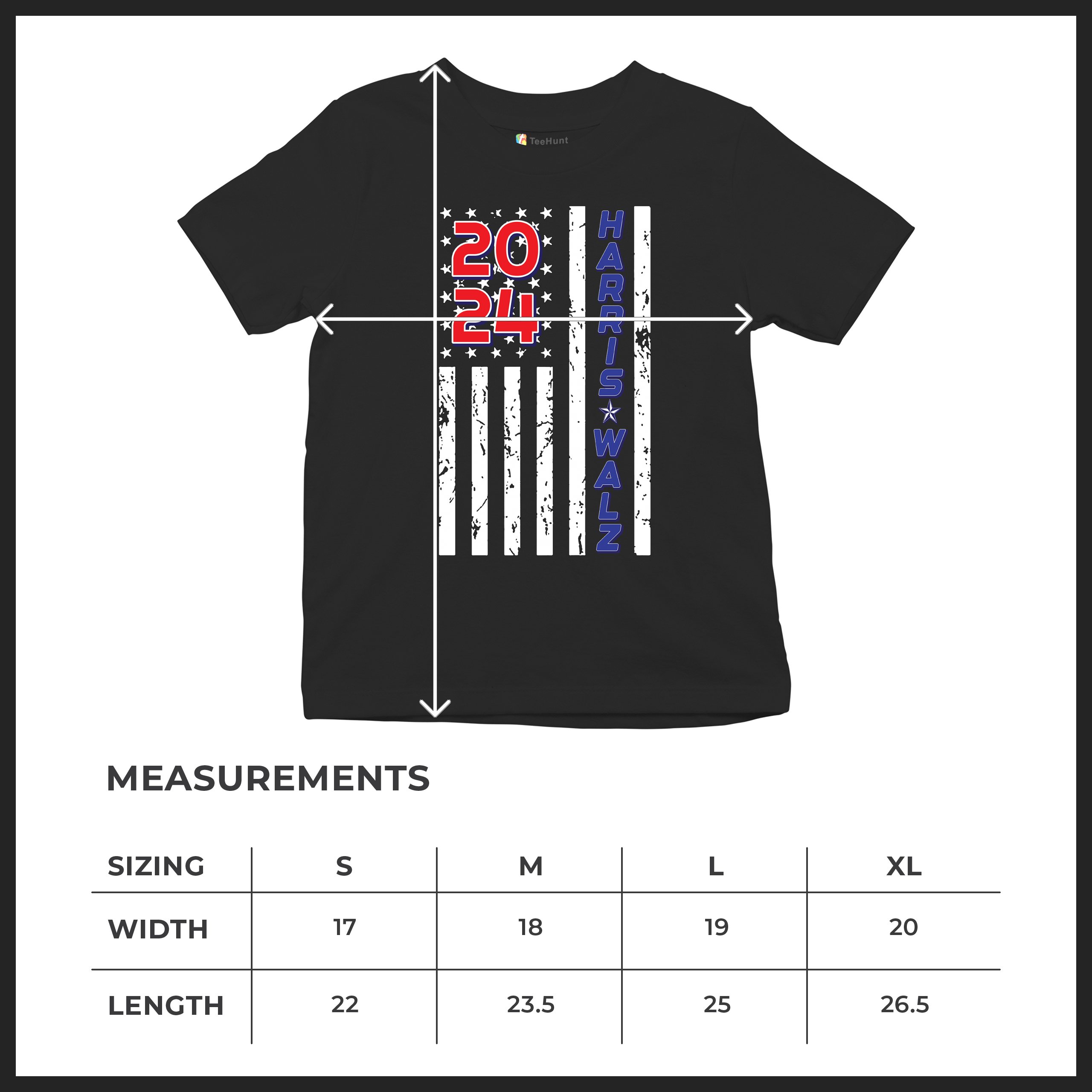 Harris Walz 2024 Flag Youth T-shirt Kamala President 47 I'm Speaking USA Kids - Picture 8 of 50