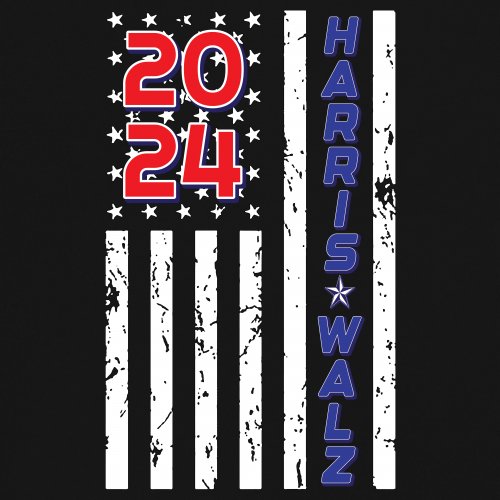 Harris Walz 2024 Flag Youth T-shirt Kamala President 47 I'm Speaking USA Kids - Picture 4 of 50