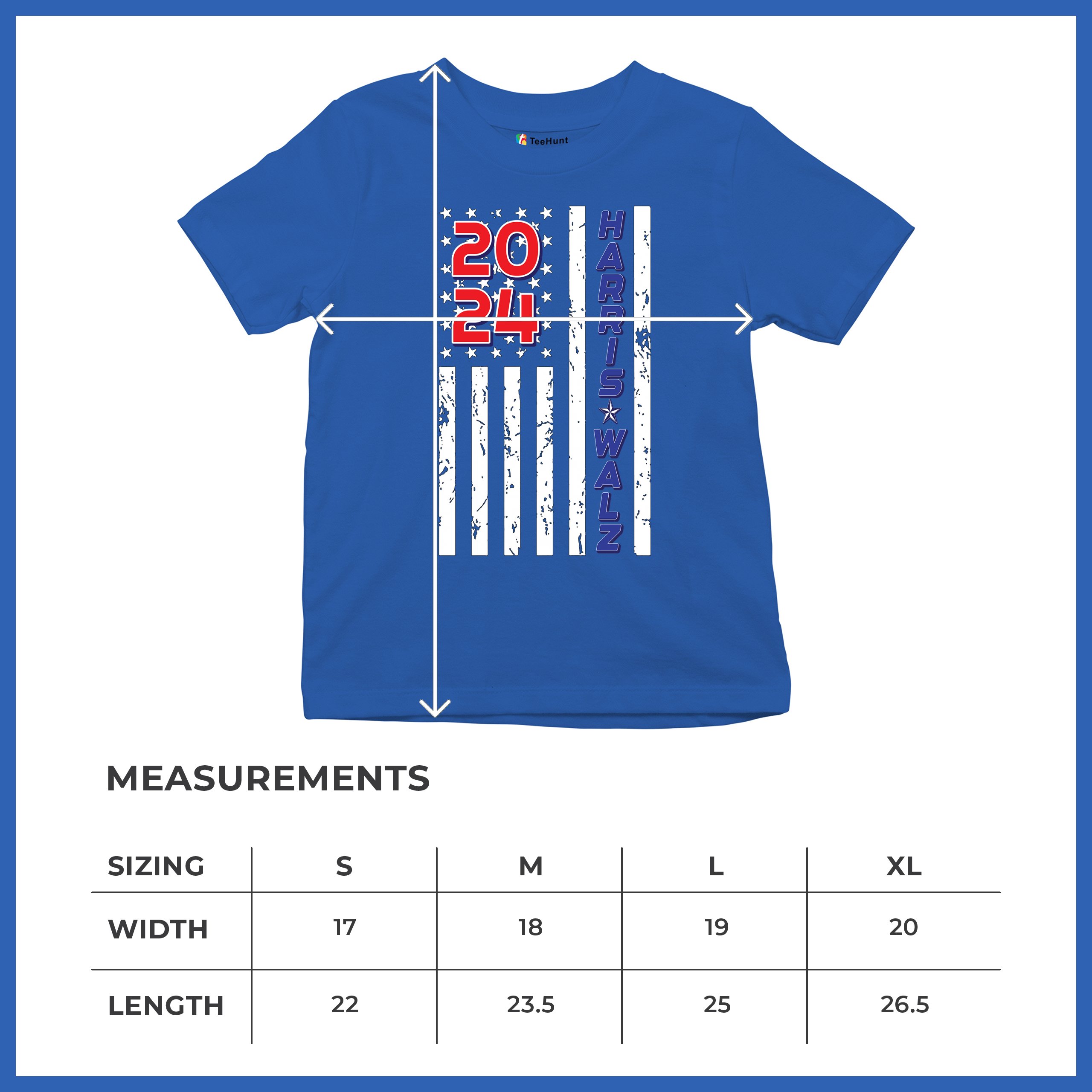Harris Walz 2024 Flag Youth T-shirt Kamala President 47 I'm Speaking USA Kids - Picture 43 of 50