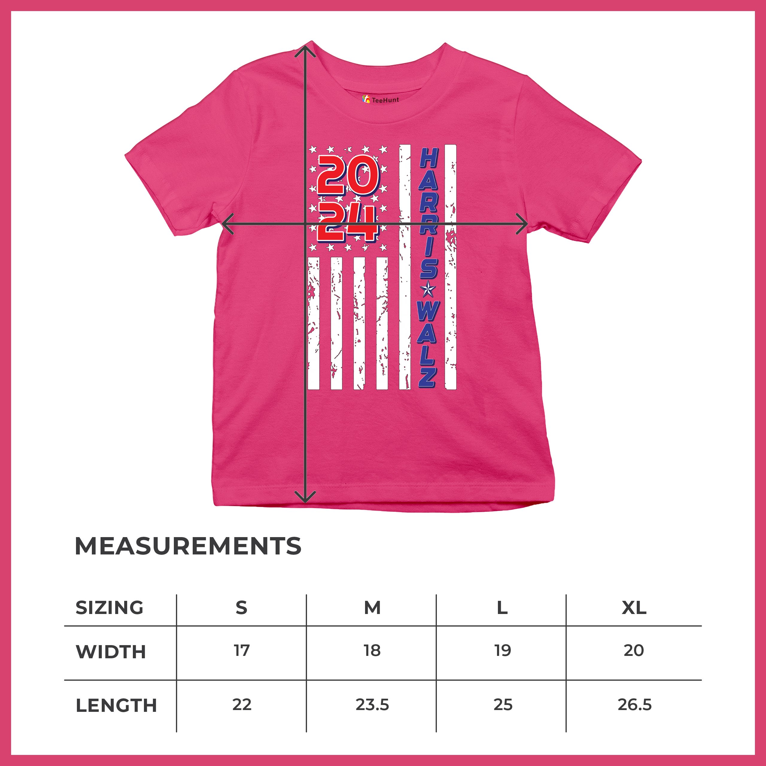 Harris Walz 2024 Flag Youth T-shirt Kamala President 47 I'm Speaking USA Kids - Picture 50 of 50