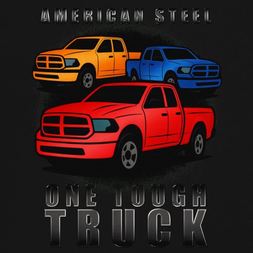 American Steel Tough Truck Youth T-shirt Offroad Pickup 4x4 USA Rugged Kids - Picture 4 of 50