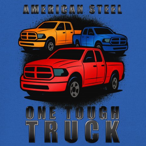 American Steel Tough Truck Youth T-shirt Offroad Pickup 4x4 USA Rugged Kids - Picture 39 of 50