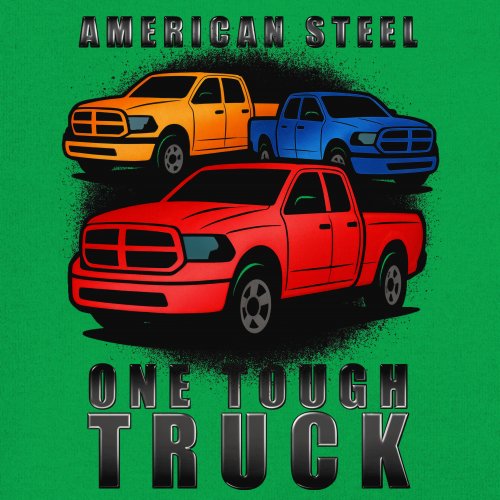 American Steel Tough Truck Youth T-shirt Offroad Pickup 4x4 USA Rugged Kids - Picture 32 of 50