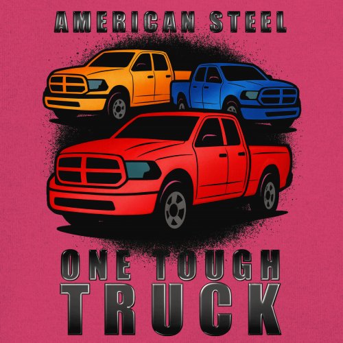 American Steel Tough Truck Youth T-shirt Offroad Pickup 4x4 USA Rugged Kids - Picture 46 of 50