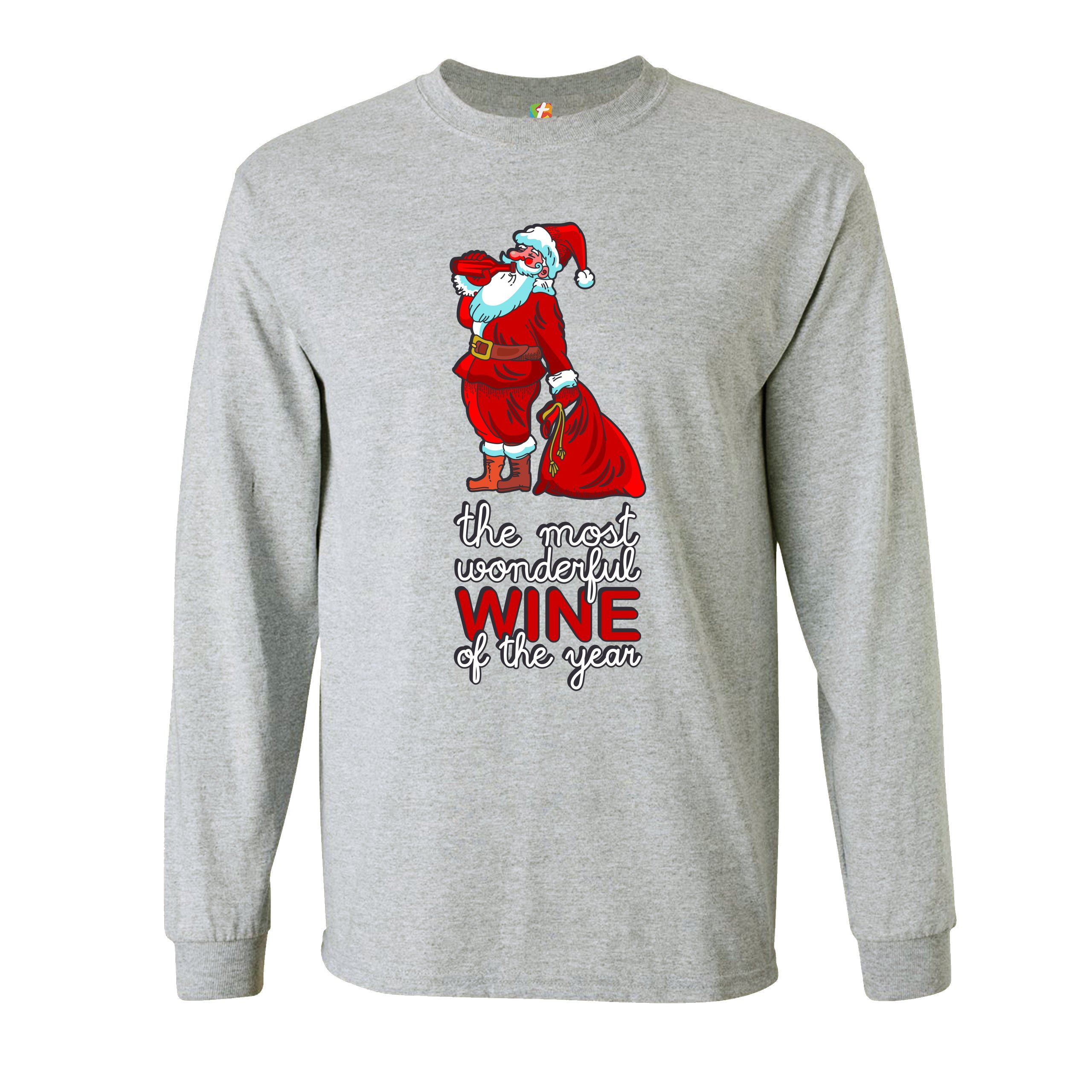 red wine christmas shirt